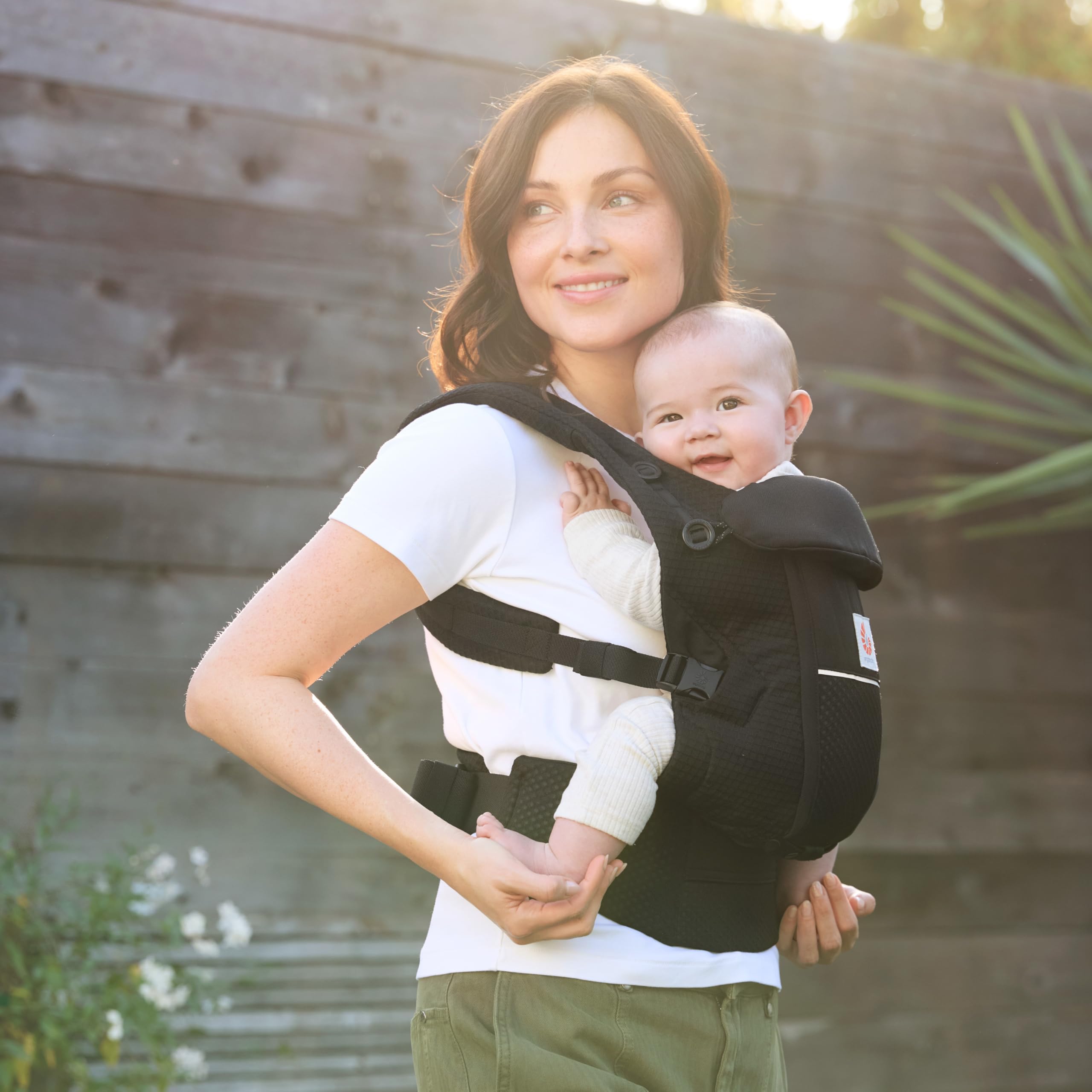 Ergobaby Porte-Bébé Adapt Onyx Black 3 positions Mesh SoftFlex ventral dorsal nouveau-nés