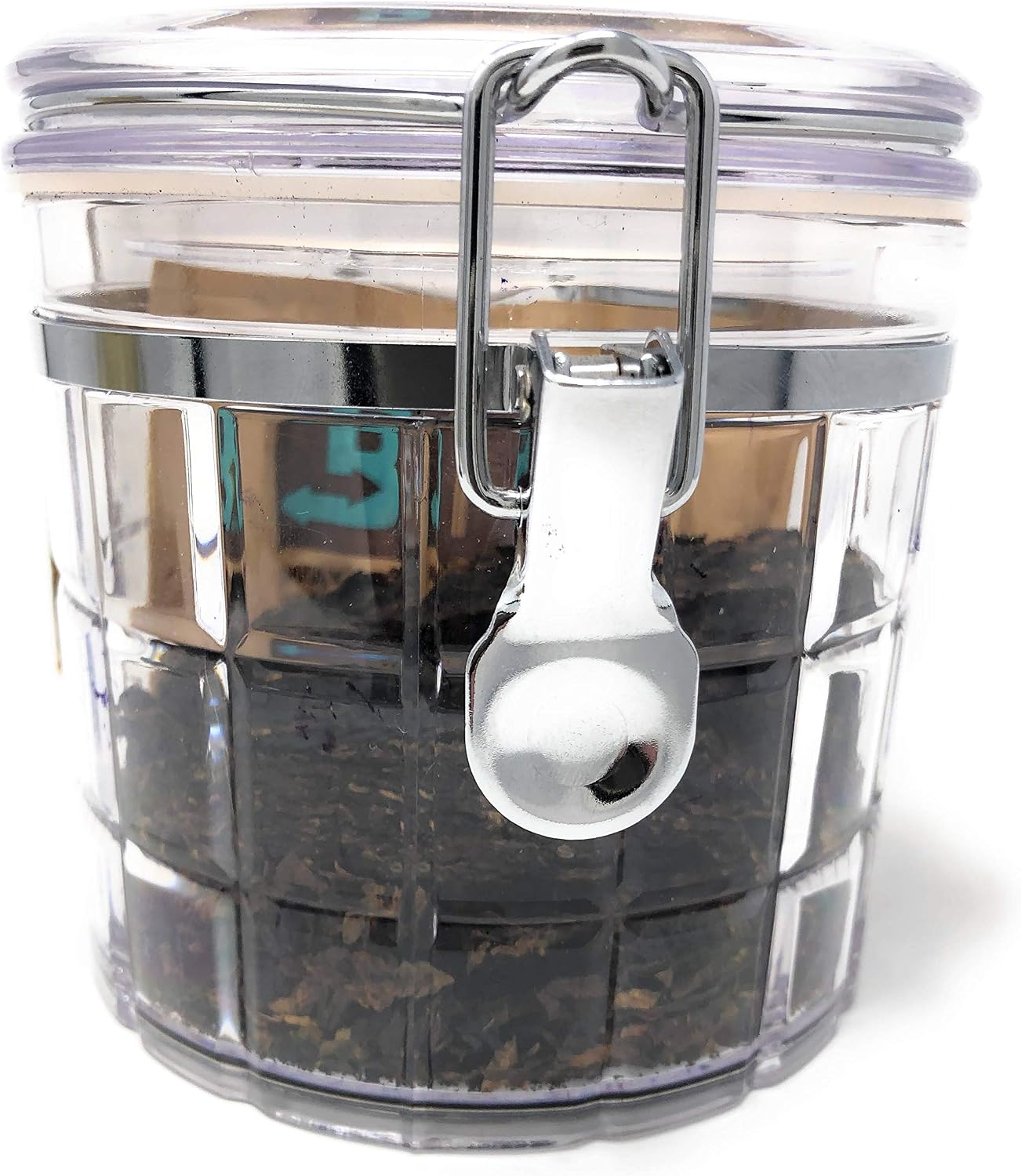 Acrylic Pipe Tobacco Humidor Jar with Boveda 69 2-Way Humidity System 8 oz Capacity 1 Count (Pack of 1)