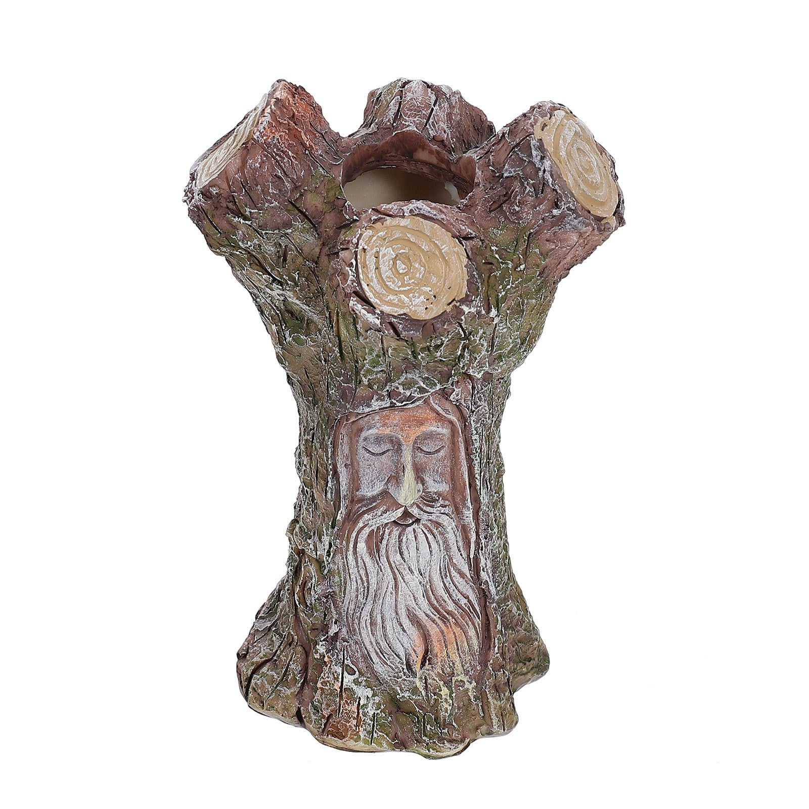 Contenedor de flores de resina estilo maceta vintage para interiores