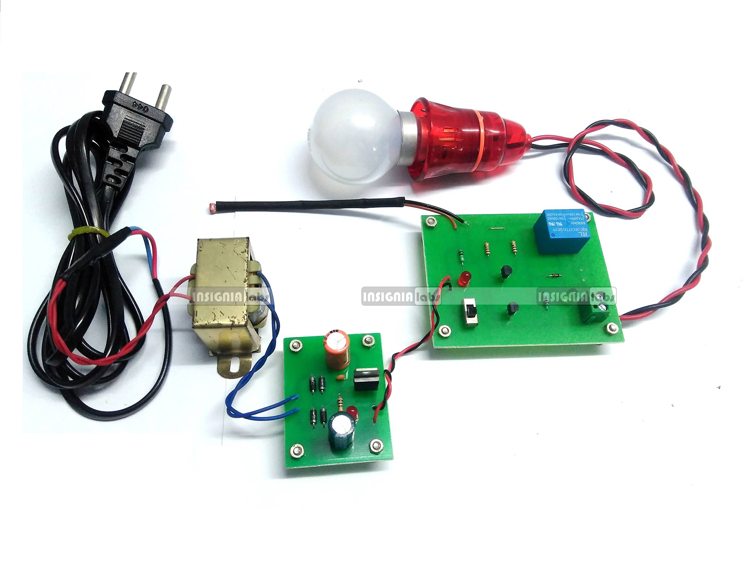 INSIGNIA LABS - LDR SENSOR BASED AUTOMATIC STREET LIGHT/BULB CONTROL WITH AC SUPPLY INPUT PROJECT KIT - DIY ELECTRONIC SCHOOL COLLEGE PROJECT (B078DTRQXS) Amazon Price History, Amazon Price Tracker