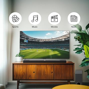 LG S40TR 4.1 ch. Home Theater Soundbar with Rear Surround Speakers and Wireless Subwoofer, Wow Interface, Dolby Audio, AI Sound Pro