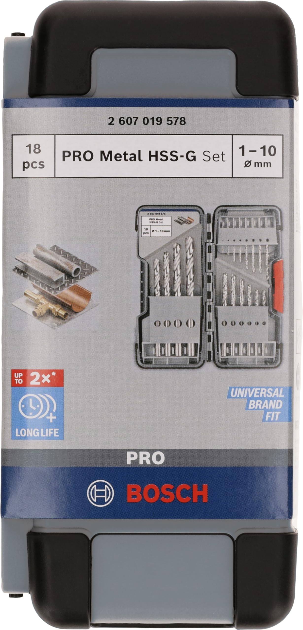 Bosch Professionnal 2607019578 - Juego de brocas