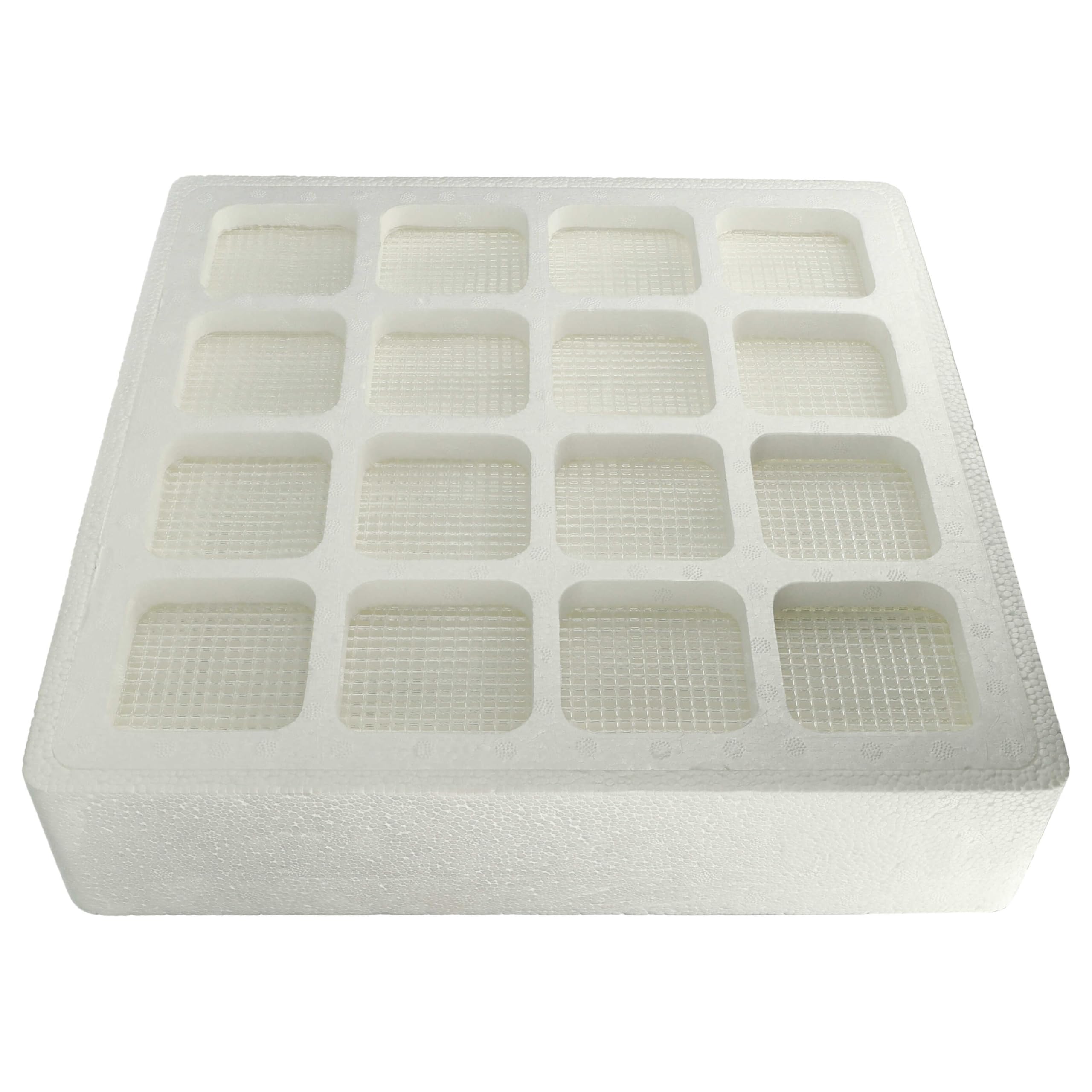 vhbw prefiltro sostituisce IQAir 102101000, Premax F8 S per depuratore d'aria - tessuto non tessuto/plastica, classe filtrante F8 bianco