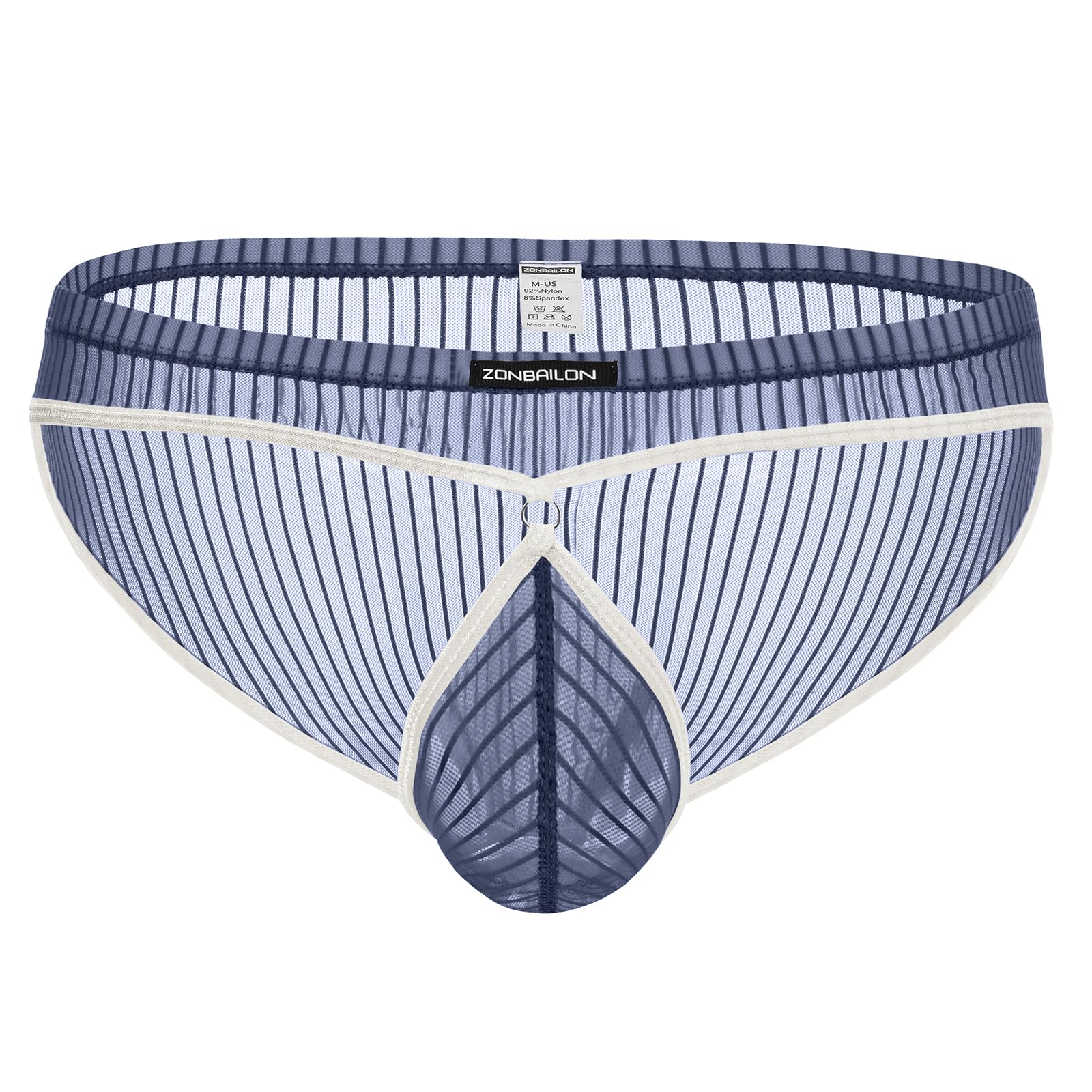 Mens ZONBAILON Sexy Stripe Bikini Pouch Briefs for Summer
| ZONBAILON Low Rise Mesh Bikini Pouch Briefs S-2XL
| Mens ZO