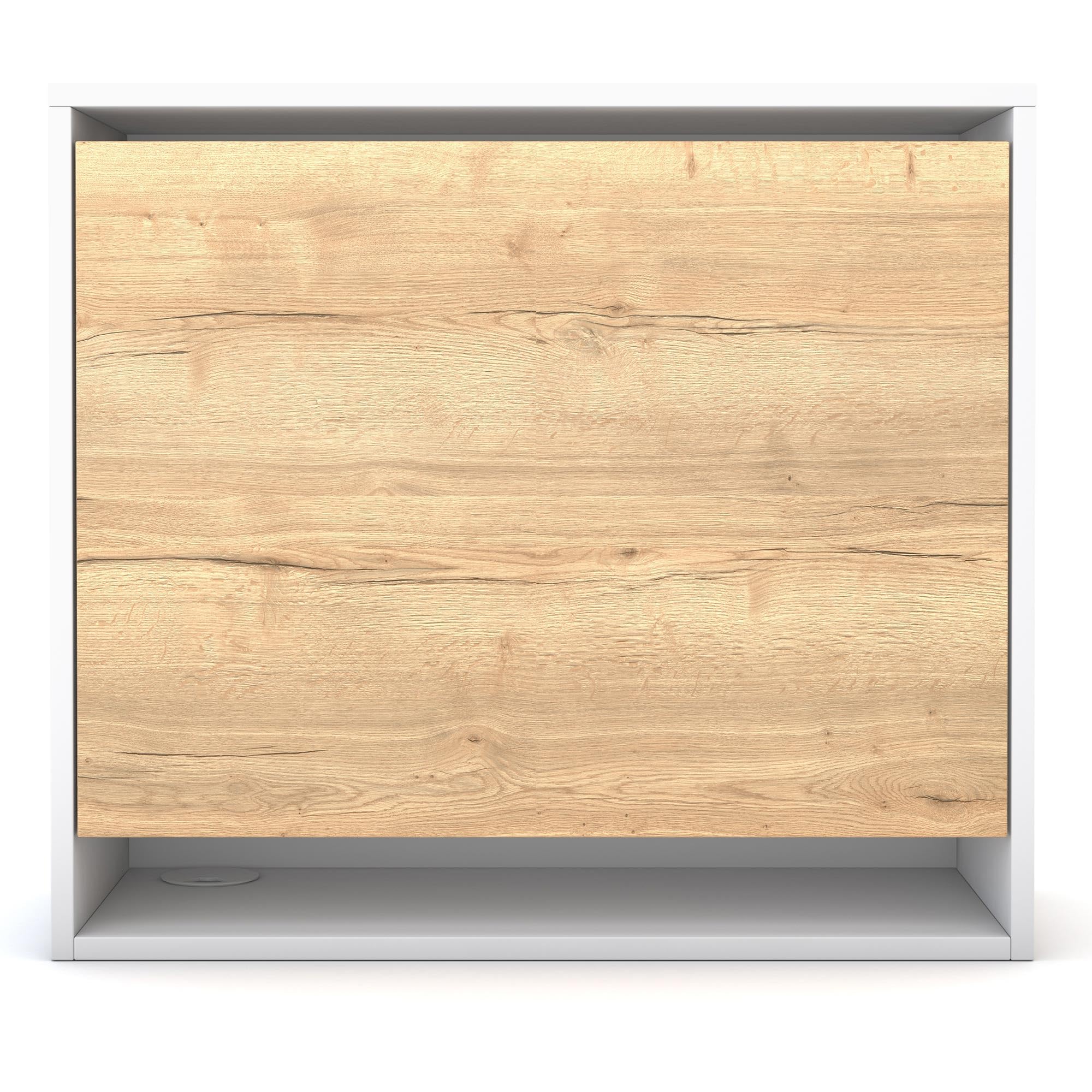 ASSMANN Wandsekretär Cubas Premium 74x80cm Weiß, TÜV-Zertifiziert, fertig montiert für Homeoffice