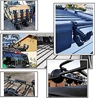 Vista 6 de Abrazaderas de tubo – Paquete de 4, abrazadera de barra horizontal de 1.625 pulgadas, 1.75 pulgadas, 1.875 pulgadas, 2.0 pulgadas, abrazadera