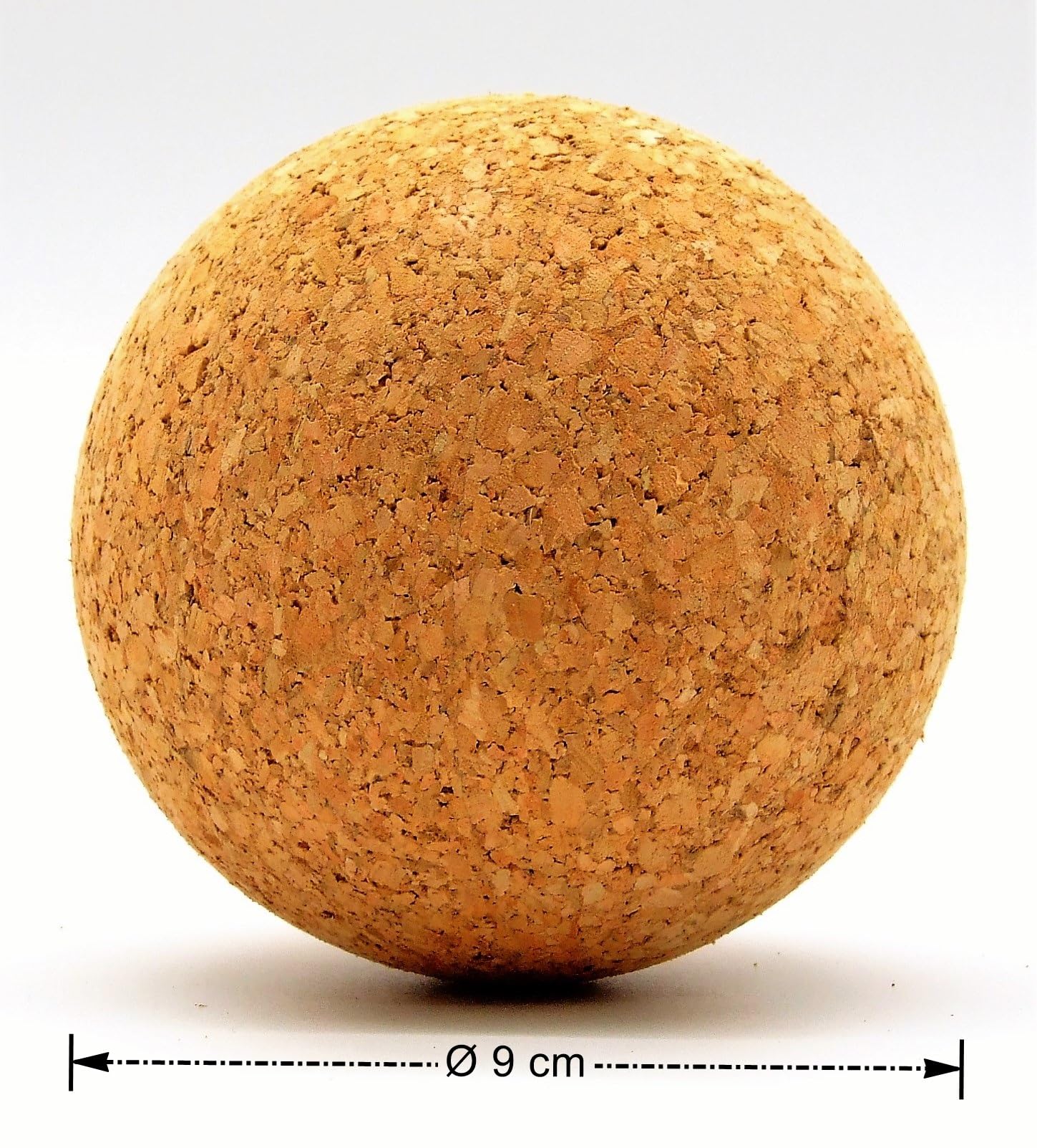 Pelota de Corcho 9 cm x 10 unidades – Tapón para Botellas, Bola de Masaje, Elemento Decorativo y Juguete Ecológico