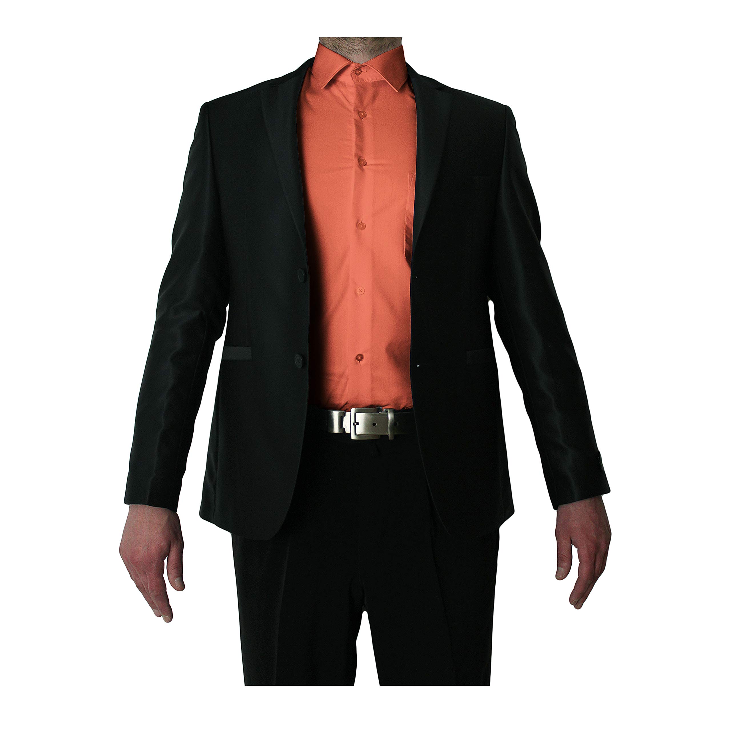 Camicia da uomo senza stiro, colletto classico, camicia da uomo, a maniche lunghe, colori assortiti