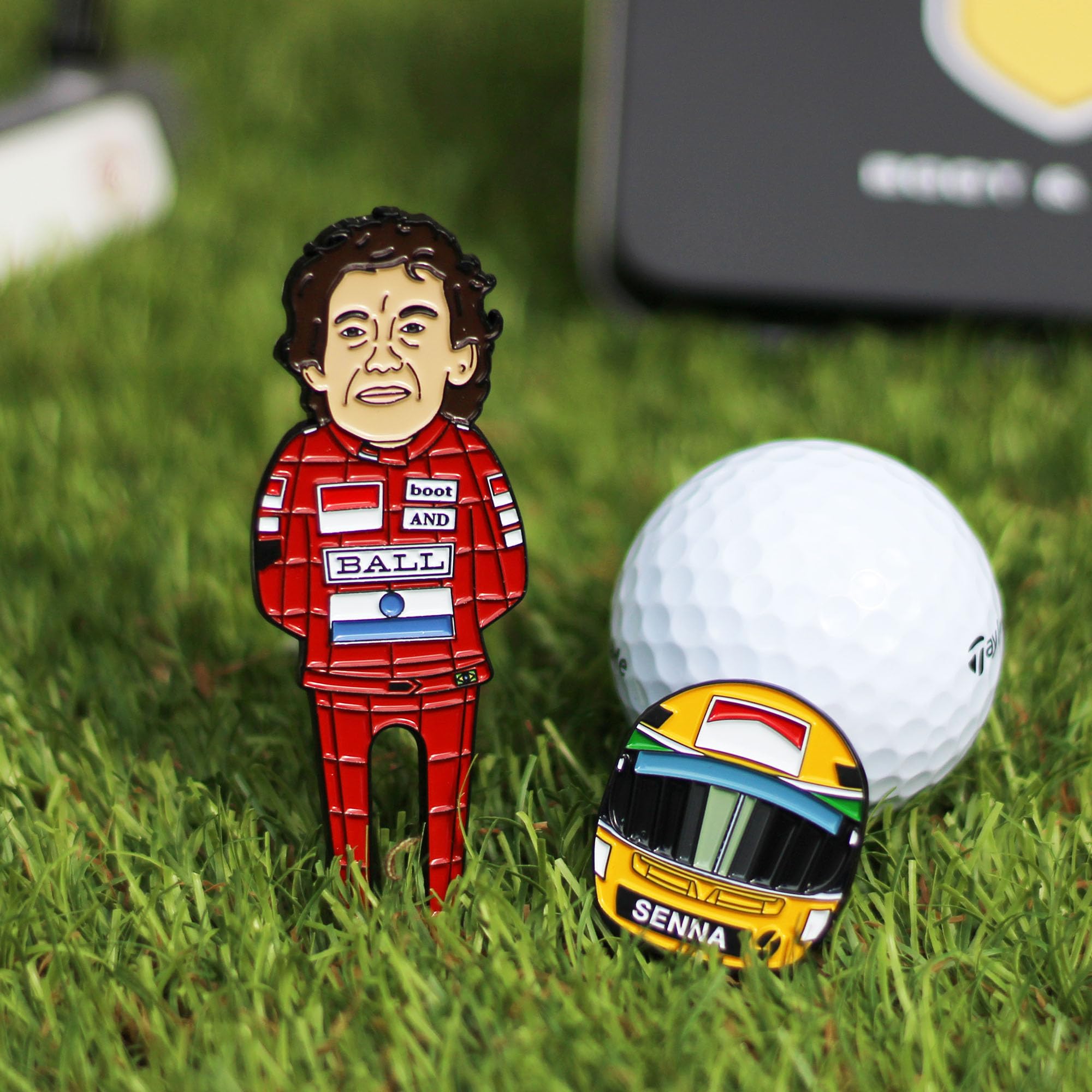 Ayrton Senna F1 Golf Divot Tool & Ball Marker - Image 2