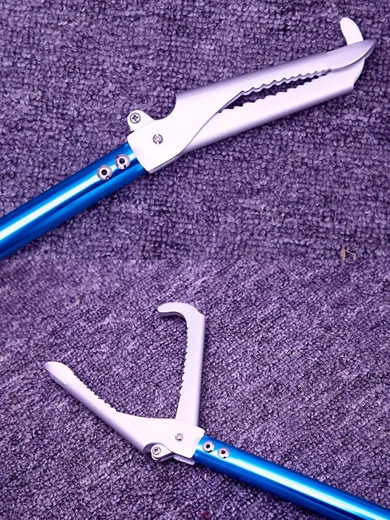 60 Professional All-Aluminum Alloy Snake Tong Reptile Grabber Rattle Snake Catcher Wide Jaw Handling Tool with Lock