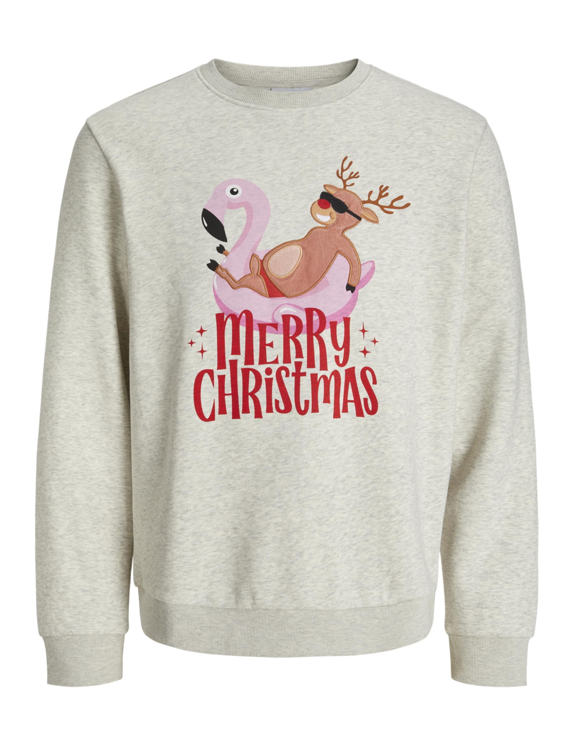 JACK & JONES Sweat Crew Neck Jnr Jjchristmas-Sudadera con Cuello Redondo para Hombre