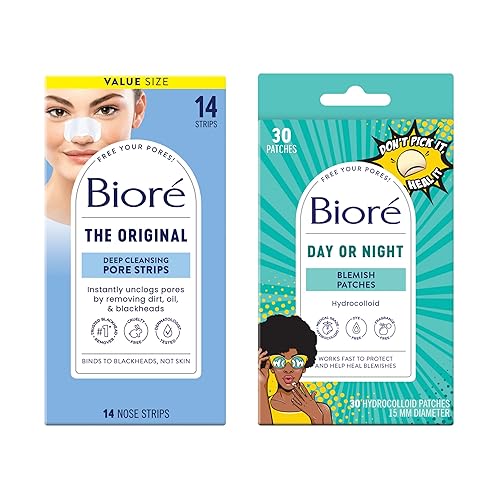 Miniatura 1 de Biore Paquete de tiras removedoras de puntos negros originales Bioré, tiras nasales de limpieza profunda con desobstrucción instantánea de los