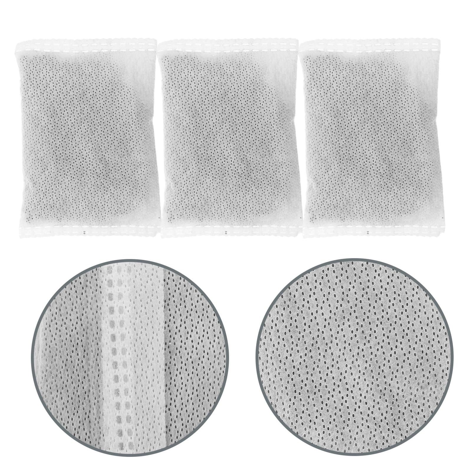 10 Sacchetti di Carbone di Bambù Attivo 50g, Filtro Antiodore Riutilizzabile per Deodorante Frigorifero, Assorbiodori per Bidoni della Spazzatura, Auto, Armadi e Nuove Case,