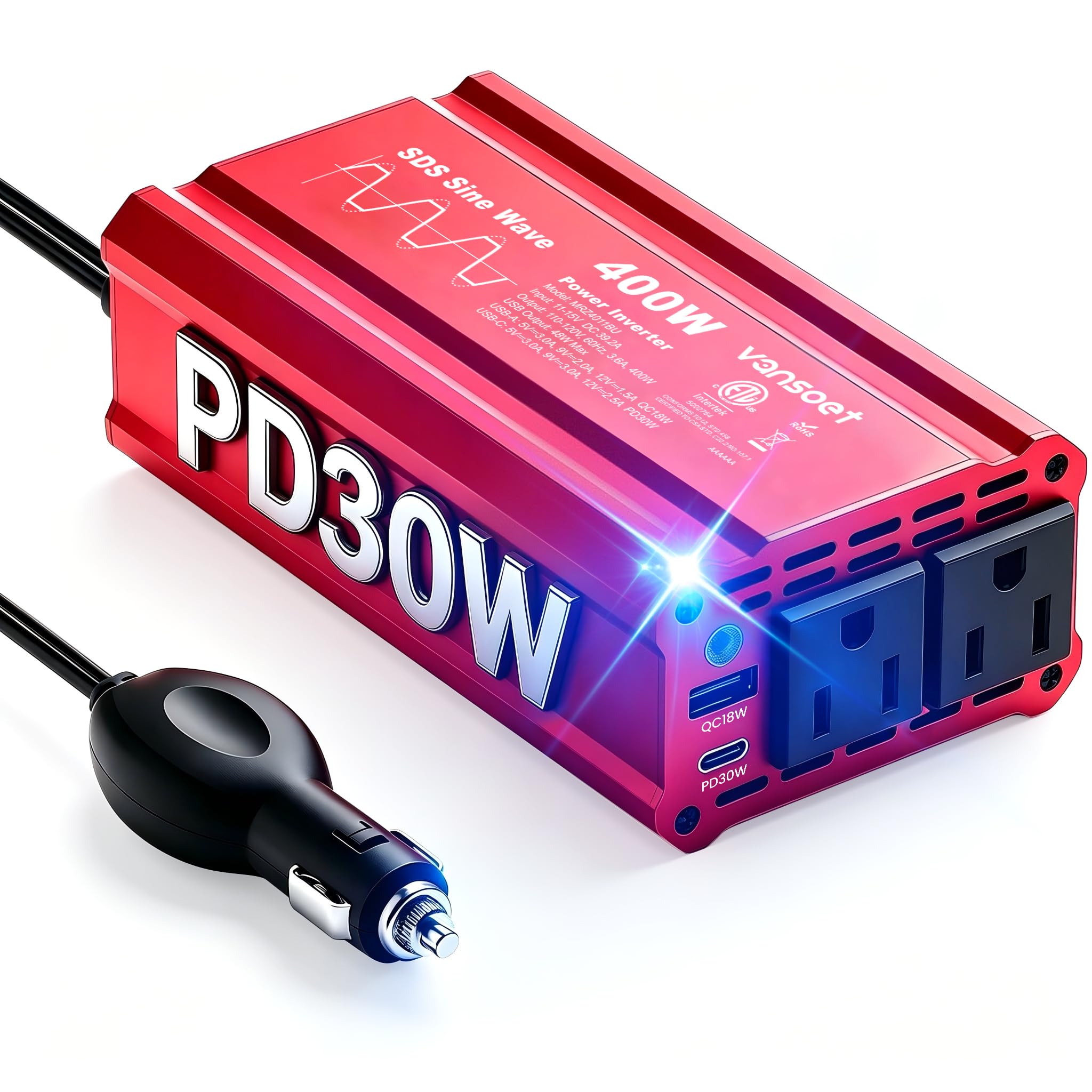 vansoet 400W Clipped Sine Inverter