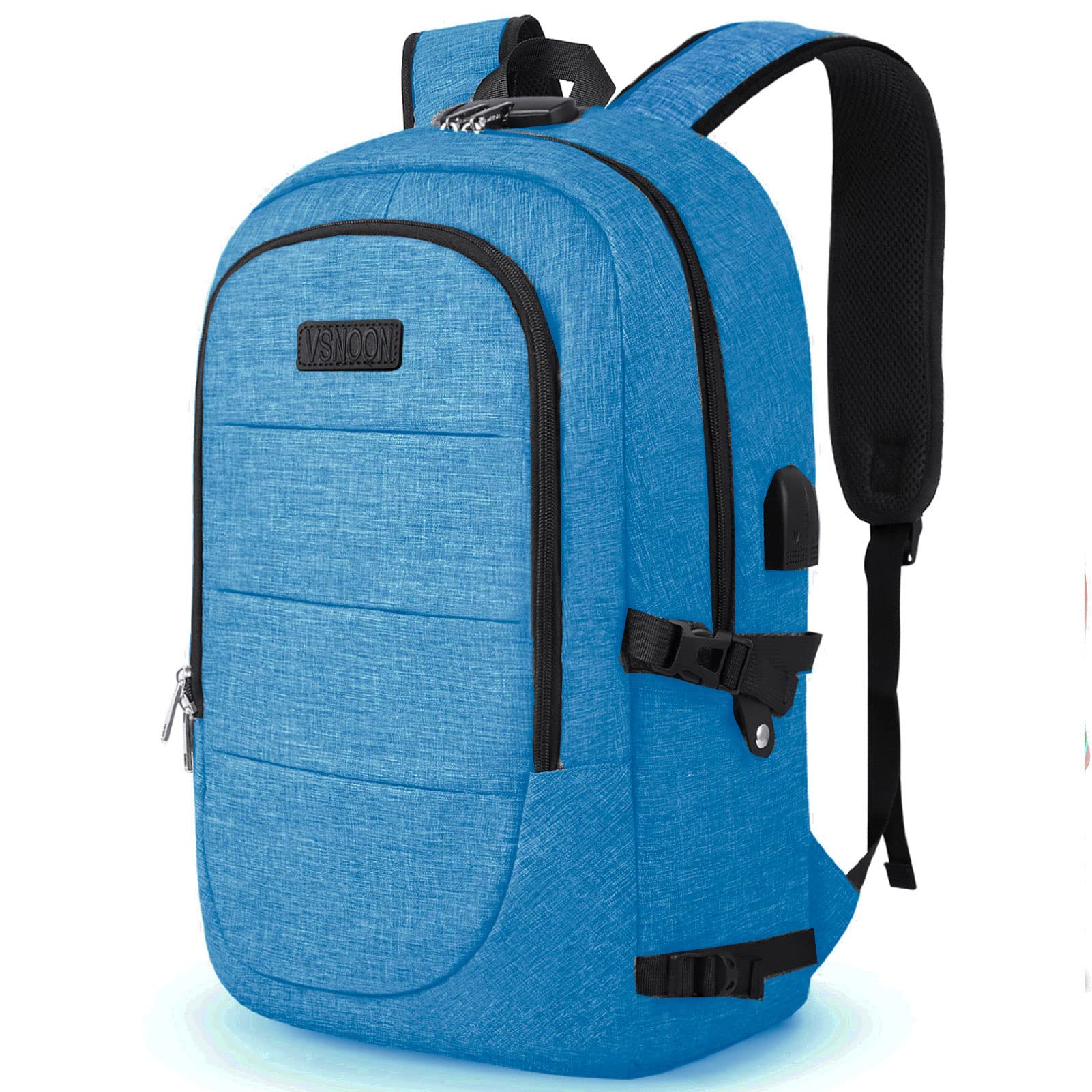 Laptop Backpack for Women,15.6 Inch Stylish Laptop Rucksack Wide Open