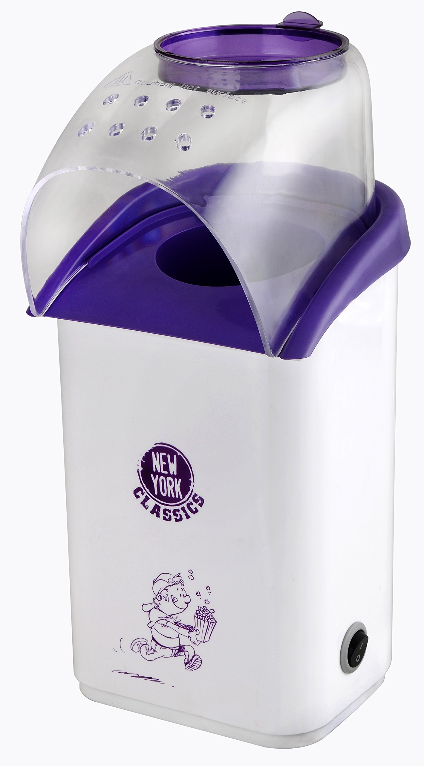 KALORIK Hot Air Popcorn Maker, 1100 W, Purple