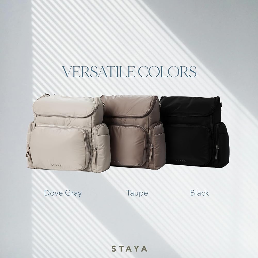【alexiastam】Parents Bag Charcoal Diaper Pouch | ALEXIA STAM