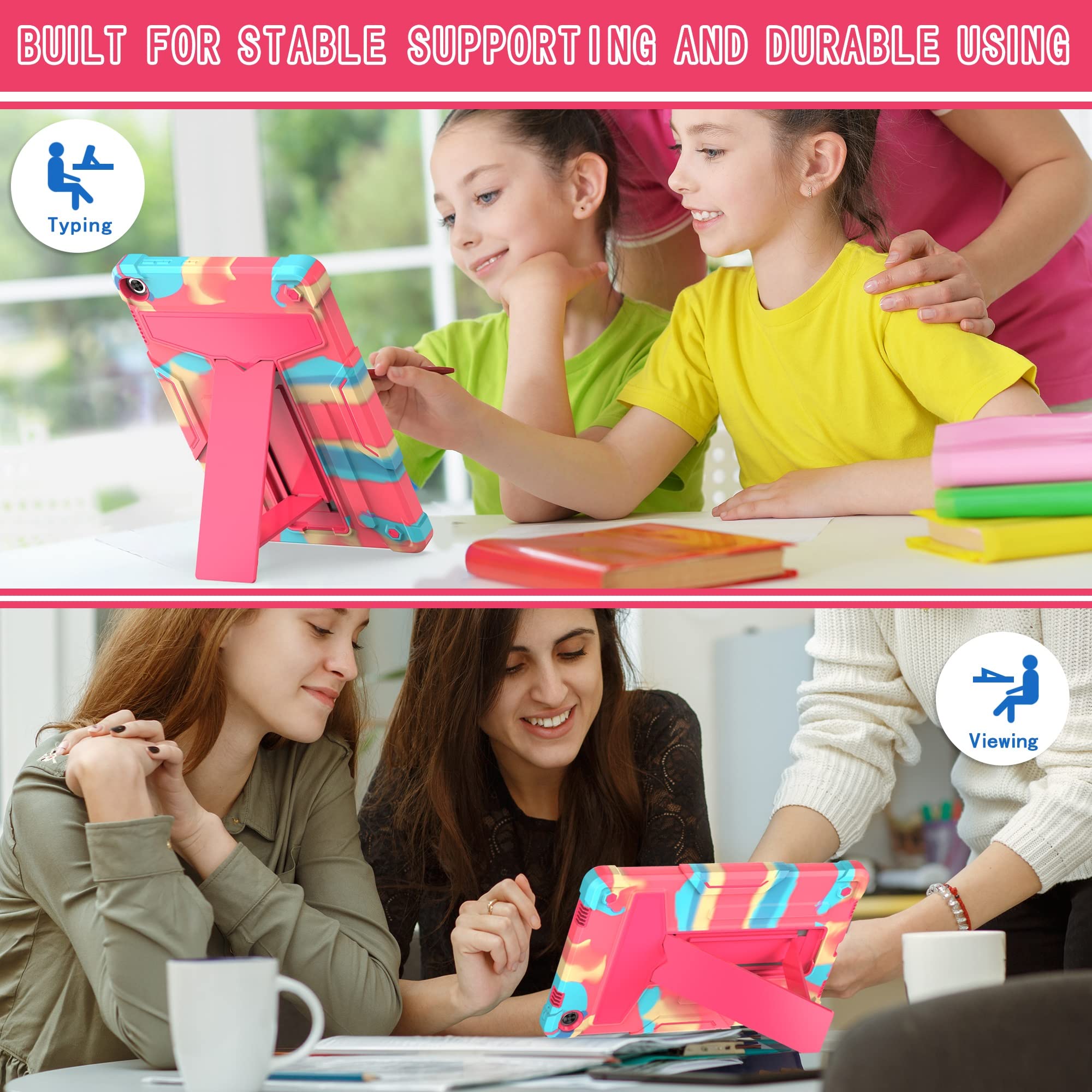 Custodia Per Lenovo Tab M10 Plus 3a Gen 2022 - Cover Rigida Con Supporto 801915 Custodia Per Lenovo Tab M10 Plus 3a Gen 2022 - Cover Rigida Con Supporto 801915