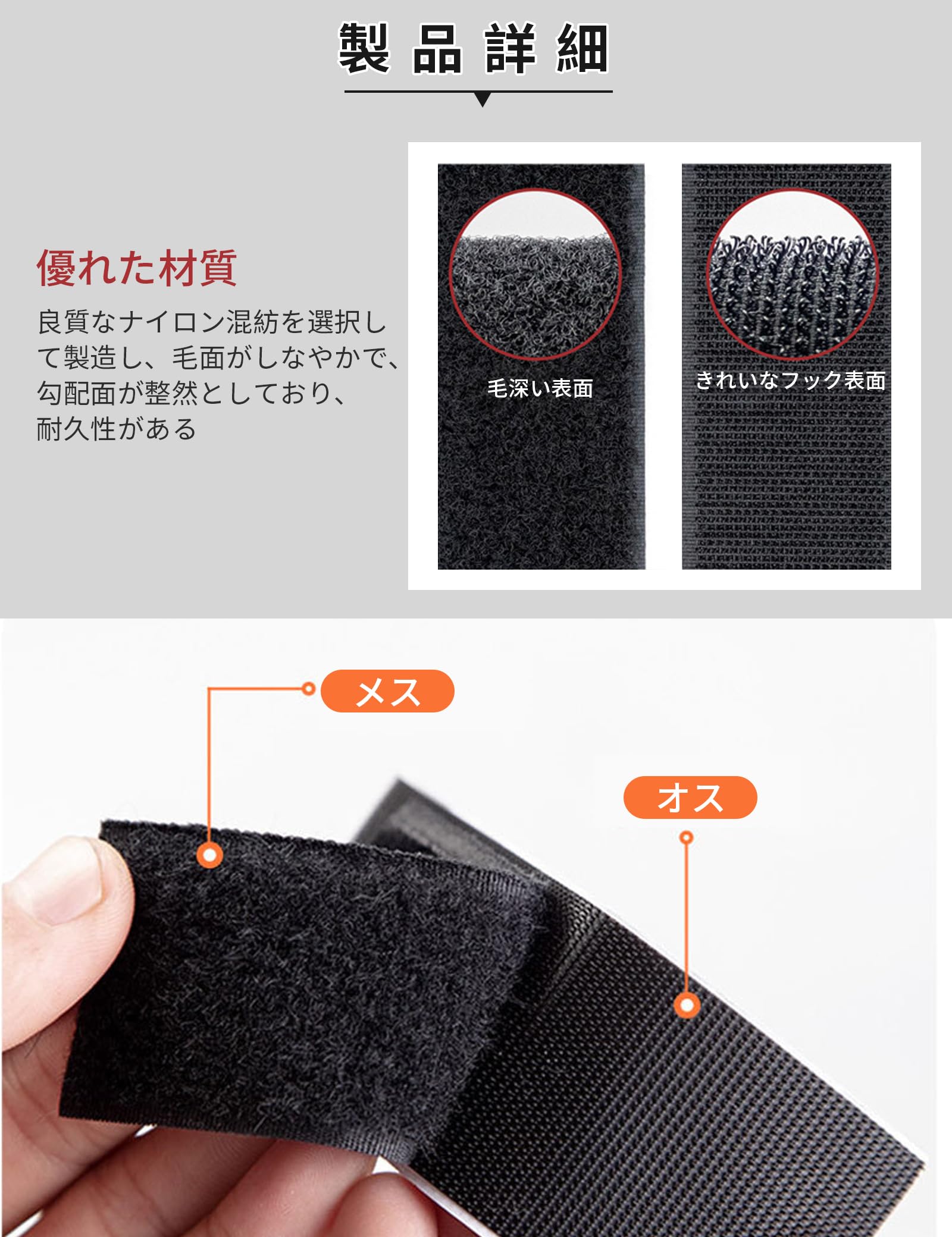 専用　ベルクロタイプ Amazon.co.jp: ポクミル 面ファスナー 3cm*10cm 30枚セット マジック