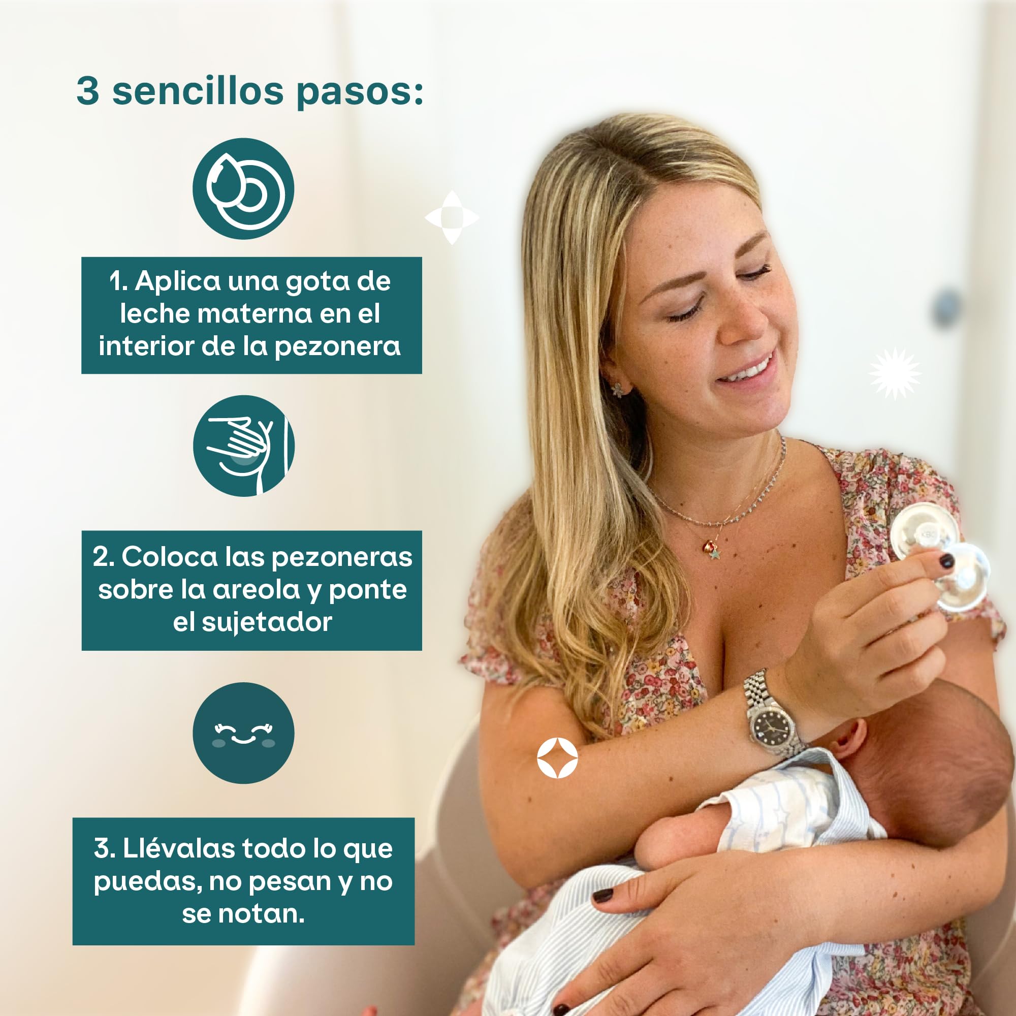 Tapones para pezones Koala Babycare 100% de Plata, sin níquel para la prevención y el tratamiento de grietas en los senos durante la lactancia | Clase 1 dispositivo médico Koala Silver Cup