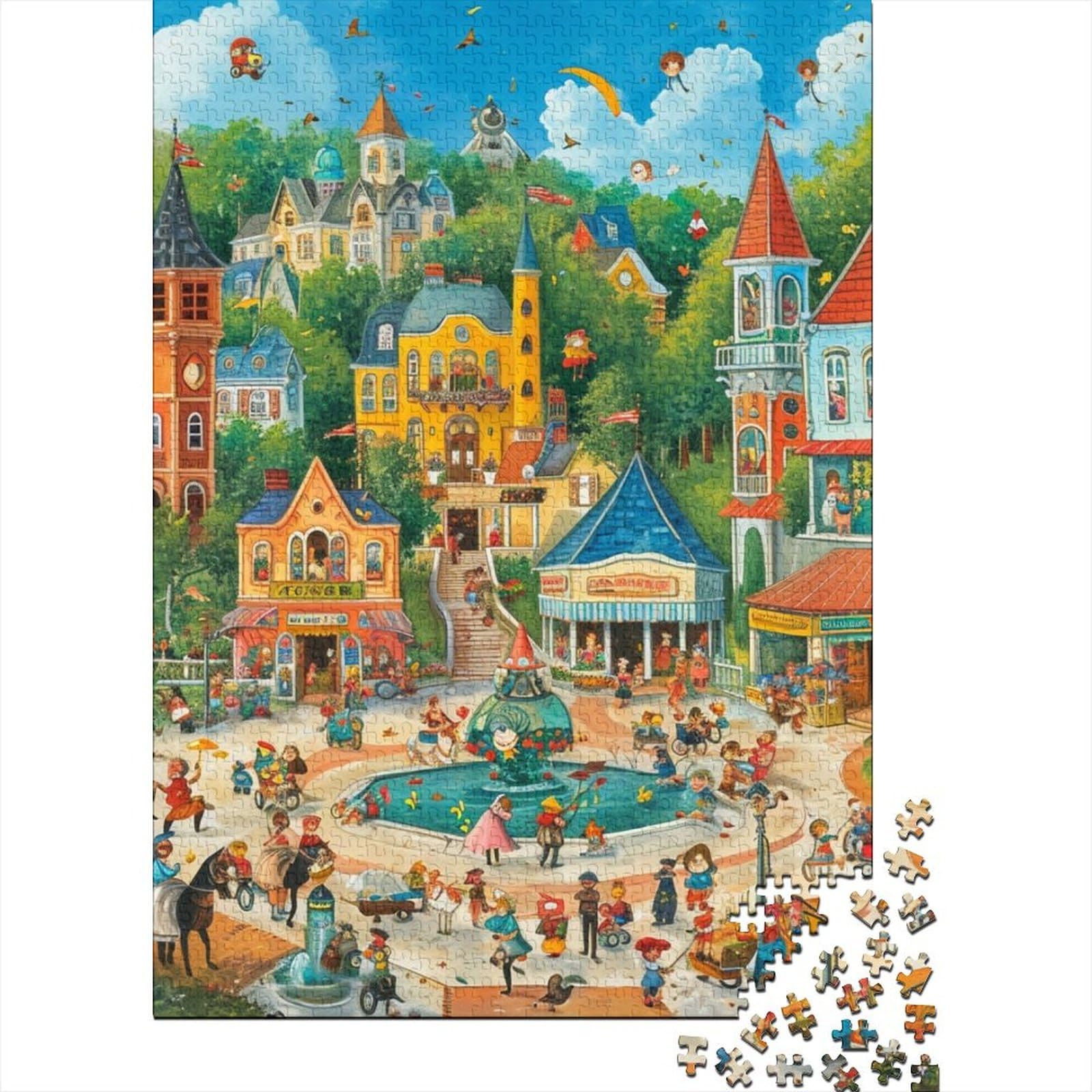 Sugar Skull Woman Puzzle - 1000 Teile, 38x26cm, Für Erwachsene & Kinder