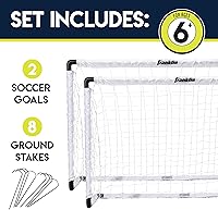Vista 4 de Franklin Sports MLS Mini Goal Set - 54 pulgadas