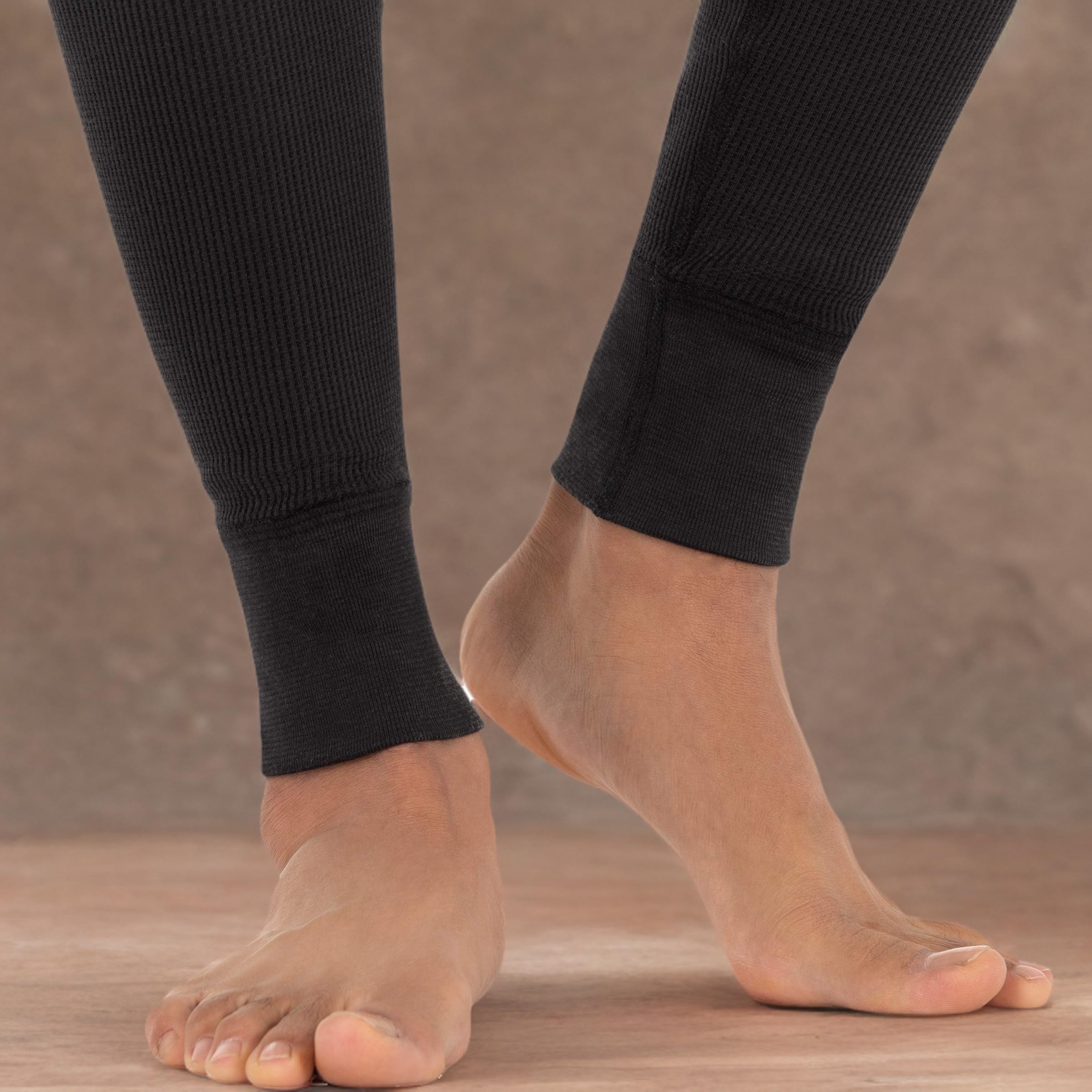 Fruit of the Loom Recycled Premium Waffle Thermal Underwear Long Johns Bottom (1, 2, 3, And 4 Packs) - Spodnie od pidżamy Mężczyźni