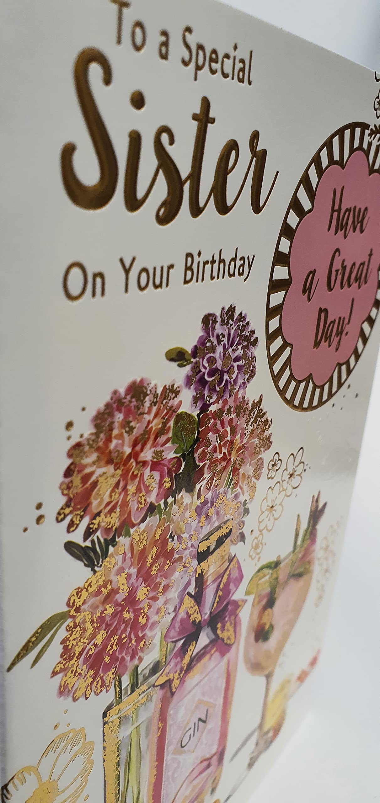 Embellished High Heels Special Sister Birthday Card - Groceries