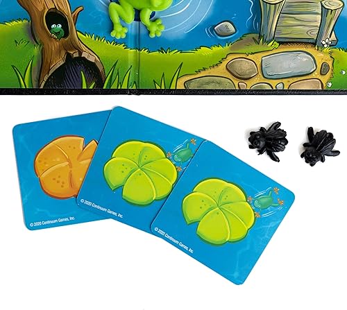 Miniatura 5 de Ribbity Flibbity, The Lily Pad Leaping, Fly Feasting Game, divertido juego de mesa con temática de rana