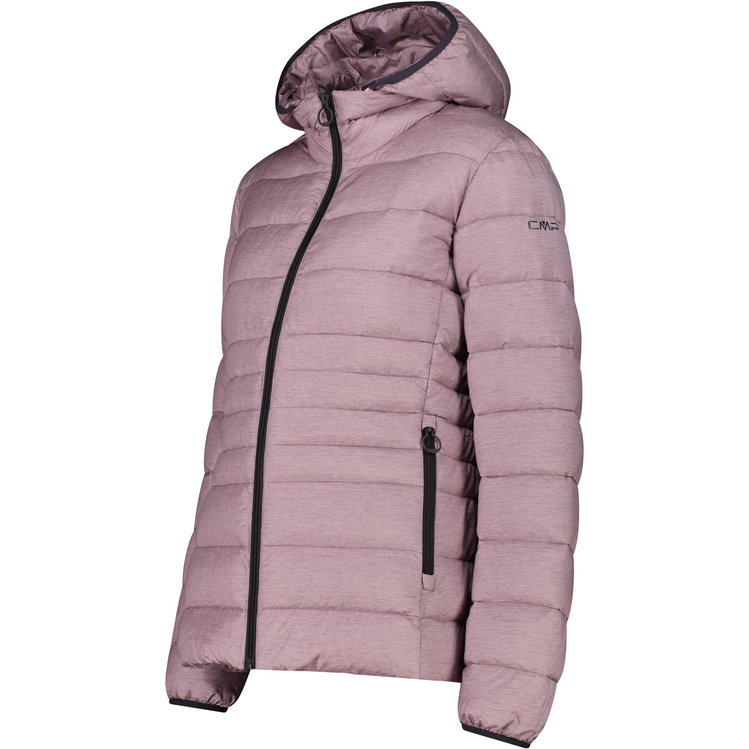 CMP Donna Zip Hoodie giacca, soft pink mel, XXS
