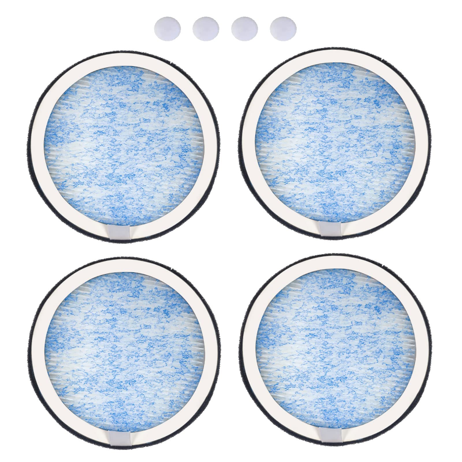 Nicholson Ashtray Mat - 4Pcs Replacement Cartridge with Perfume Tablet, Portable Filter Mat for Most Ashtrays