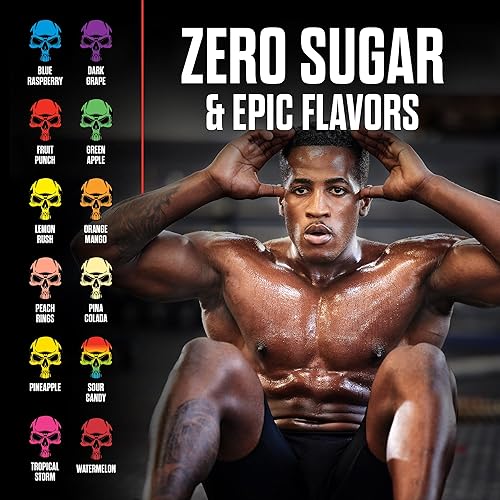 Miniatura 7 de JNX SPORTS The Curse! Polvo de preentrenamiento para hombres y mujeres, cafeína, beta-alanina, creatina, L-citrulina, 50 porciones, sabor a ponche