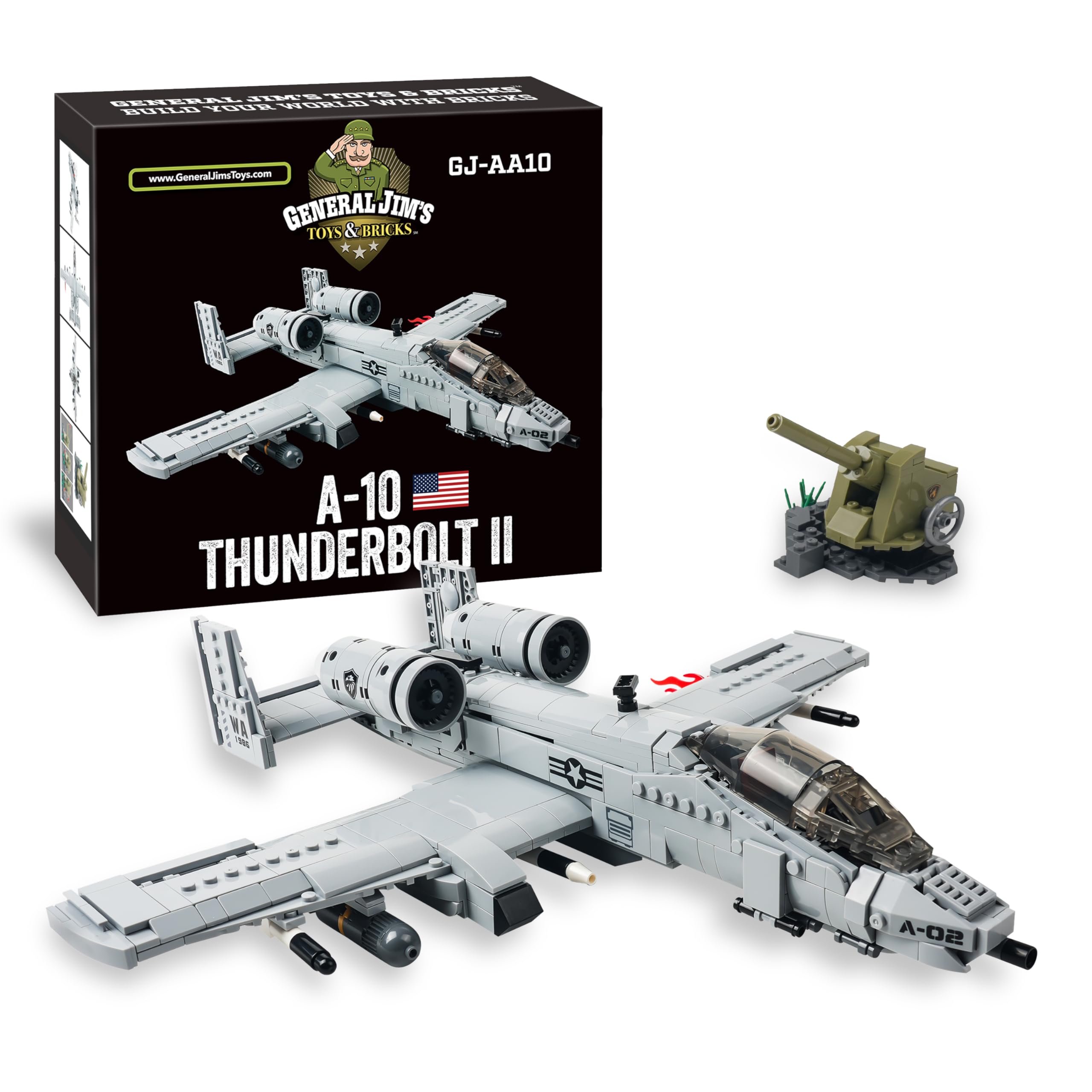 Amazon.com: General Jim's A-10 Thunderbolt II Warthog Fighter Jet