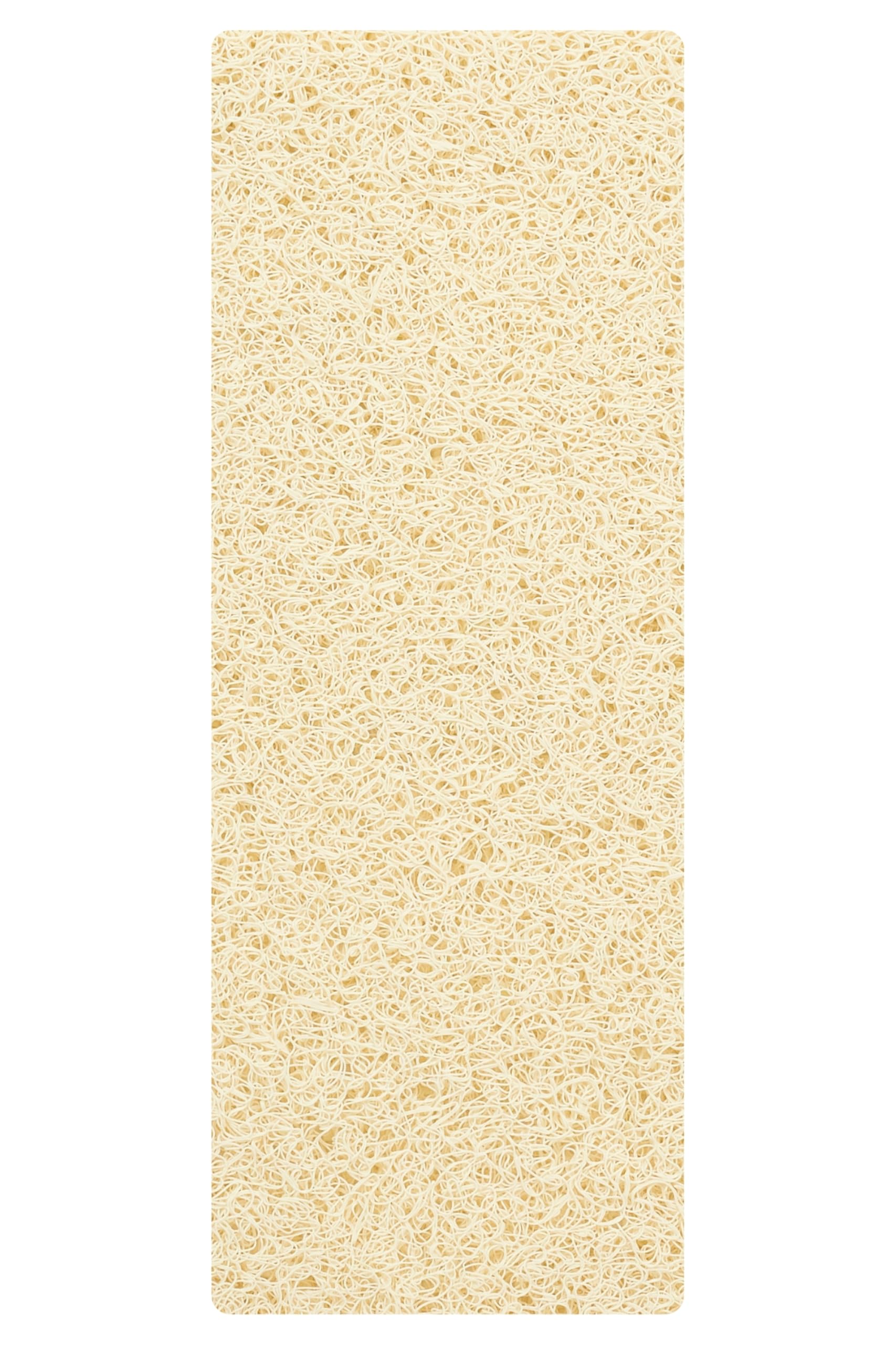 Non Slip Bathtub Mat Shower Mat for Tub - Loofah Bath Mats for Bathroom - 40x16 Bathtub Floor Mat - Textured Anti Slip Bath Mat Without Suction Cups - Secure Mat for Wet Areas (40x16 Light Beige)