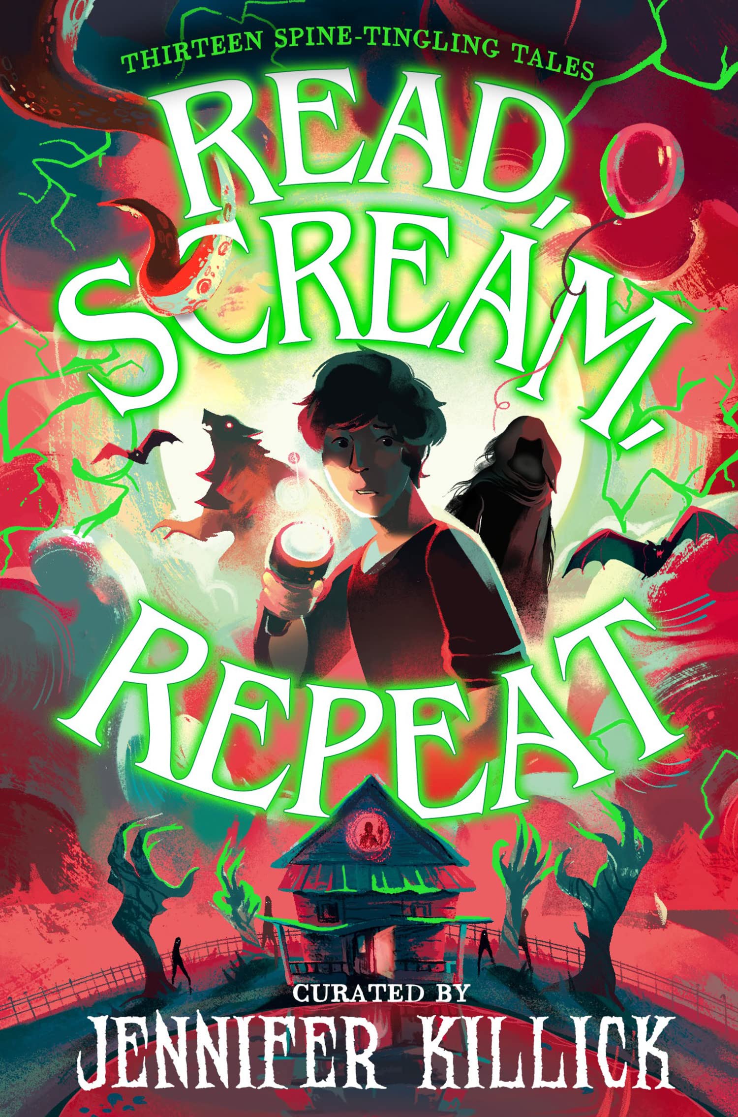 Read, Scream, Repeat: New for 2023, a collection of thirteen spooky mystery stories, perfect for Halloween for kids aged 9-12!