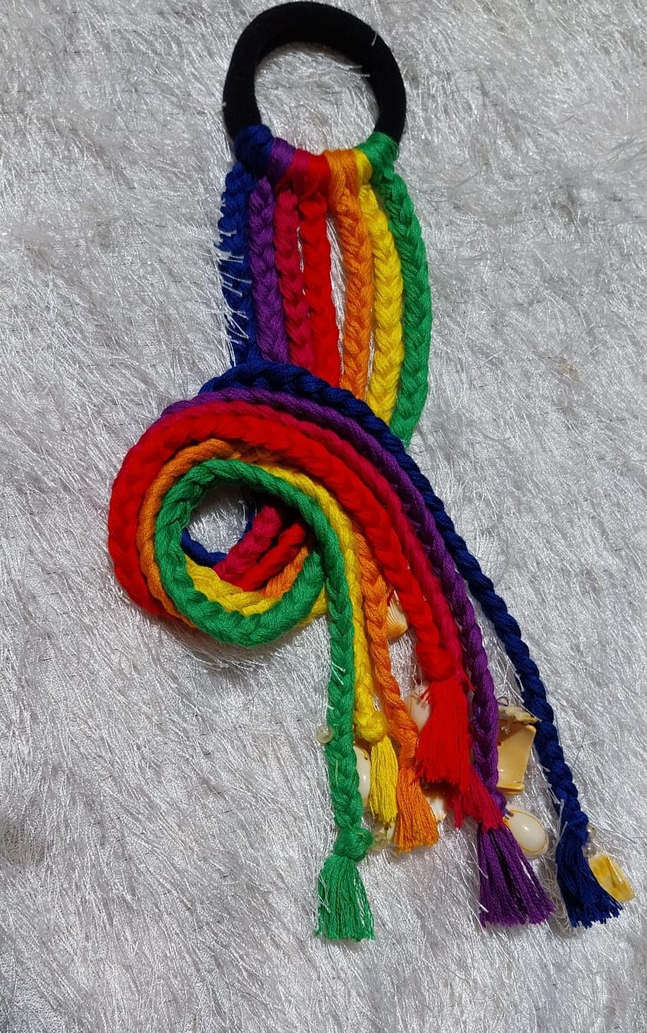 Rainbow color boho hair strings for women and girls for Navratri, boho hair braids, colored highlighting hairband. (lenght approx 12 inches) (B0DFCB3G78) Amazon Price History, Amazon Price Tracker