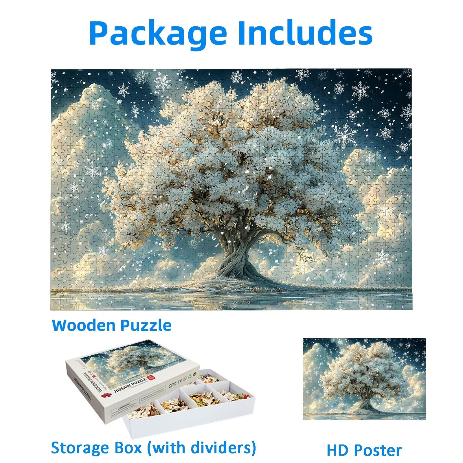 Puzzle 1000 elementów, kwiat, 1000 elementów, dla dorosłych, drewniane puzzle dla dorosłych, z wykwintnym pudełkiem do pakowania, klasyczne puzzle dla całej rodziny, duże puzzle na prezenty, dekoracja