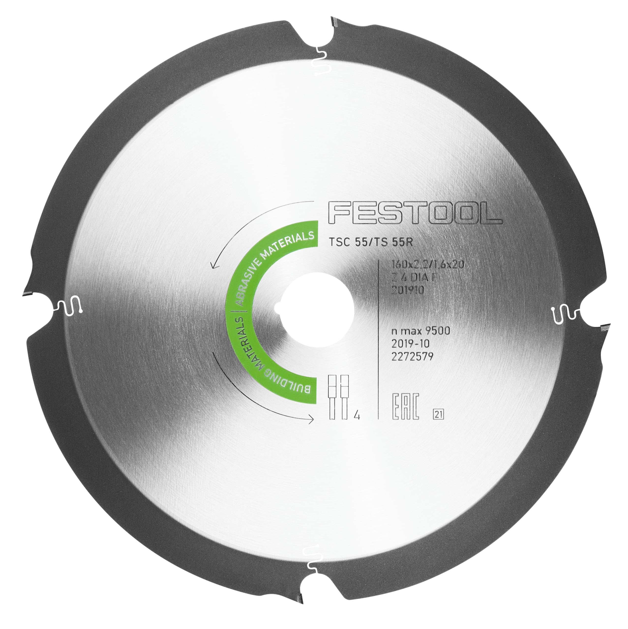 Festool Hoja de sierra de diamante 160x2,2x20 DIA4