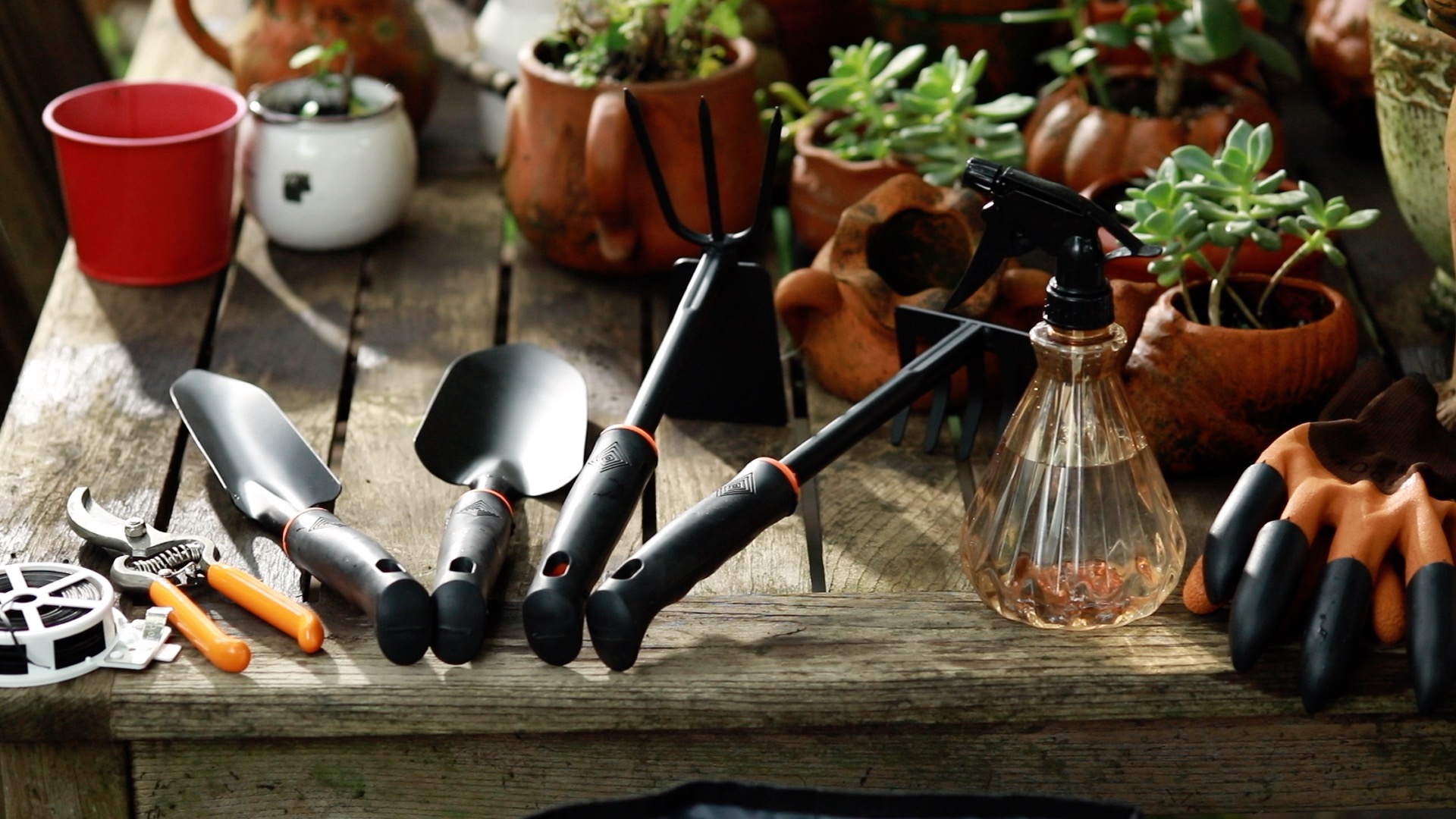 Set de Herramientas para Jardín con Bolsa Ajustable miniatura 6