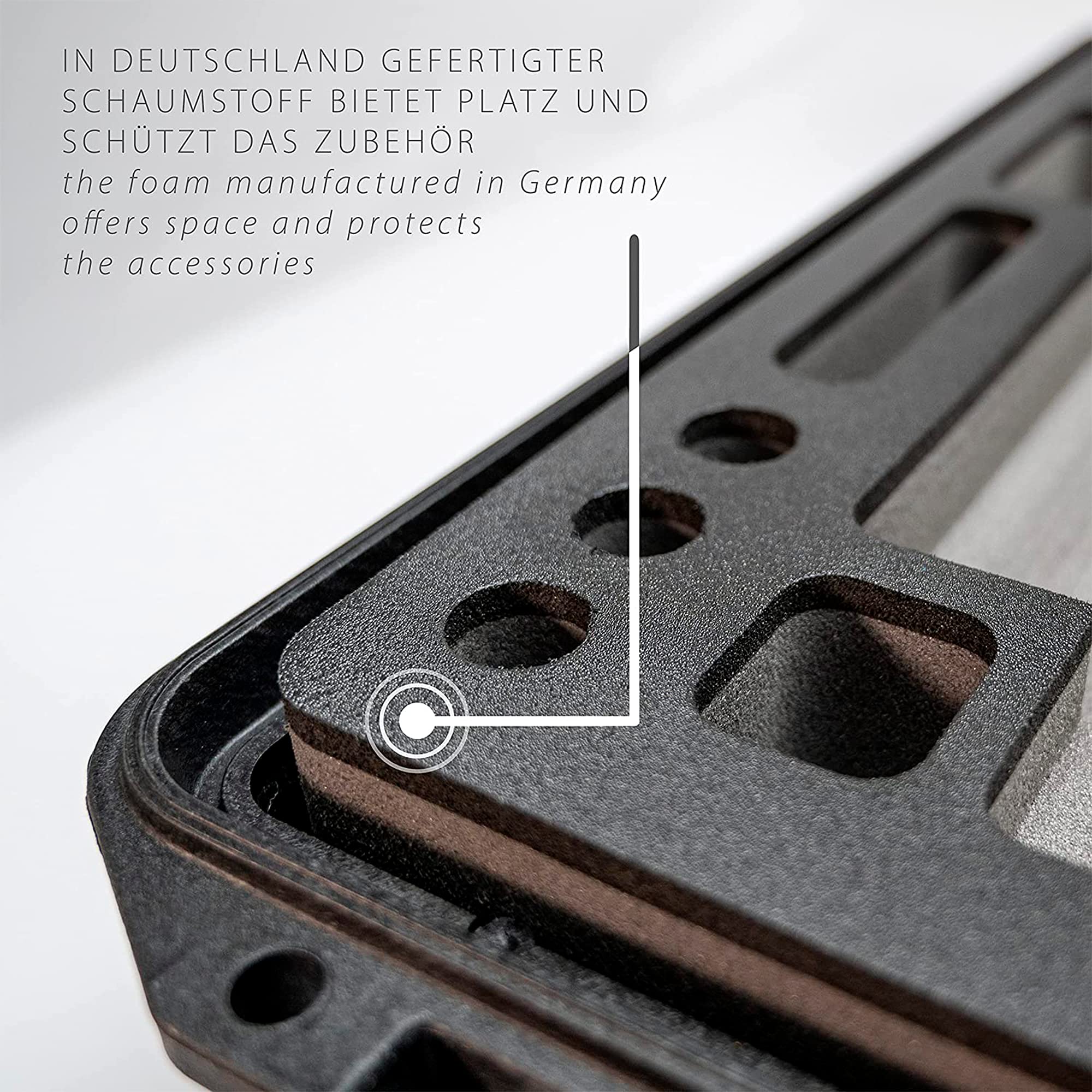 Walindamedia Mallette de Transport Professionnelle pour Apple MacBook Pro 13-16" Fabriqué en Allemagne