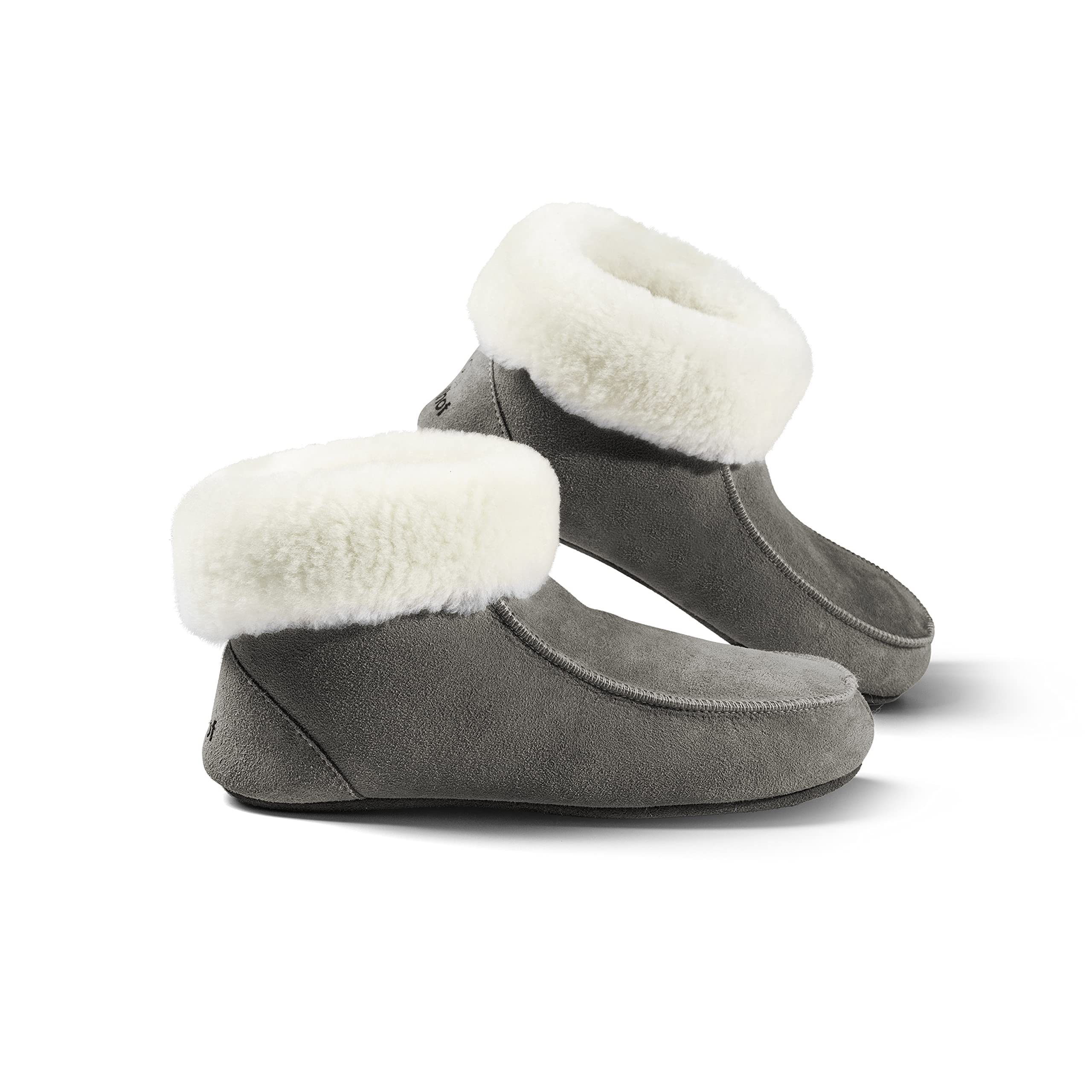 Fellhof Handmade Sheepskin Slippers Women Men Unisex Lined Winter Summer  Slippers Natural Product Breathable