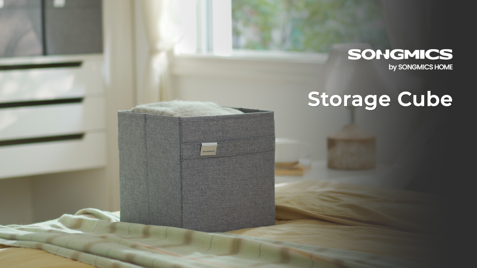 Amazon.com - SONGMICS Storage Cubes, Set of 4 Cube Storage