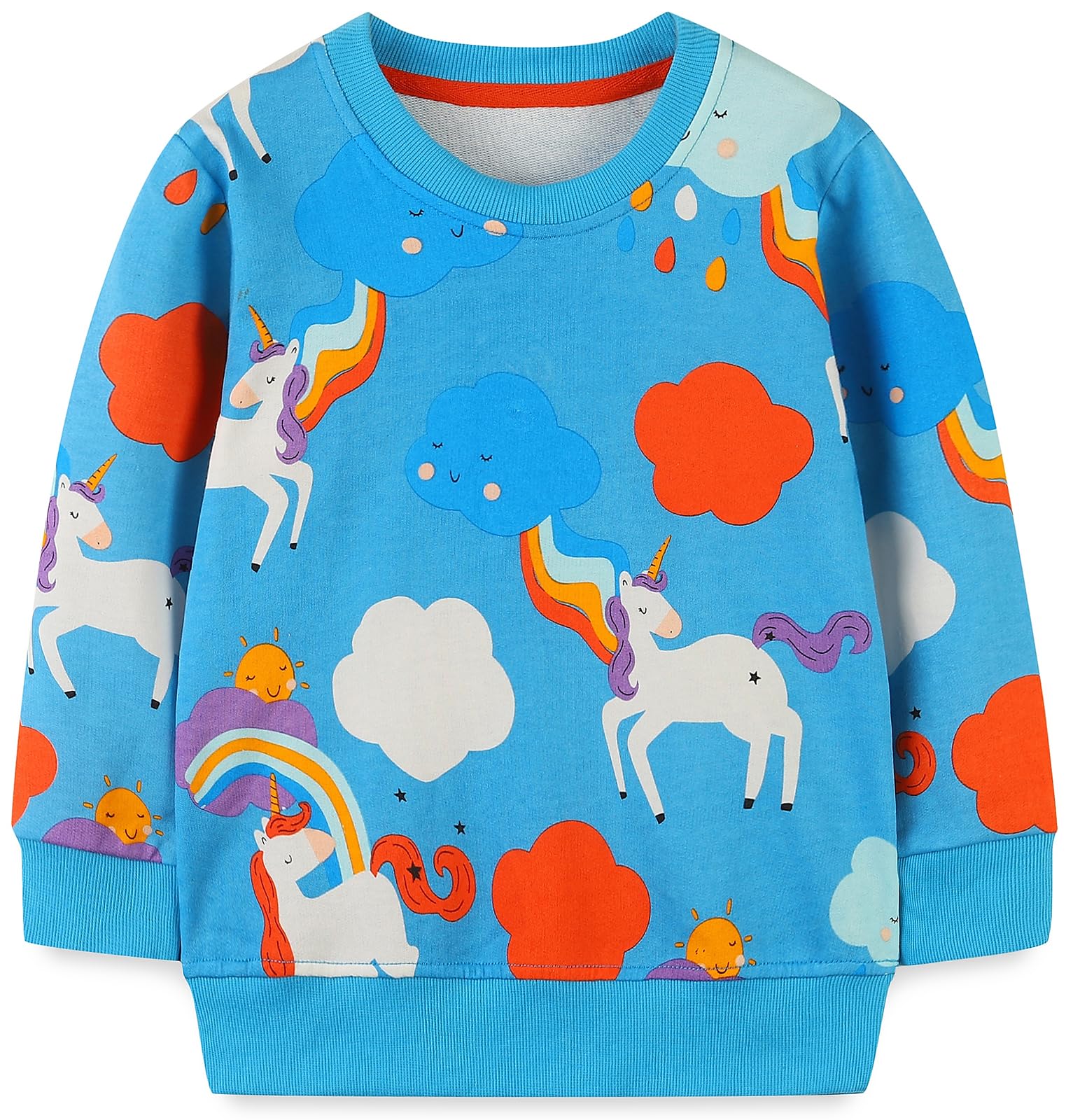 Girls Sweatshirt for Kids Cotton Top Casual Jumper Girl T Shirt Toddler Clothes Long Sleeve Pullover Age 1-12 Years — view 37
