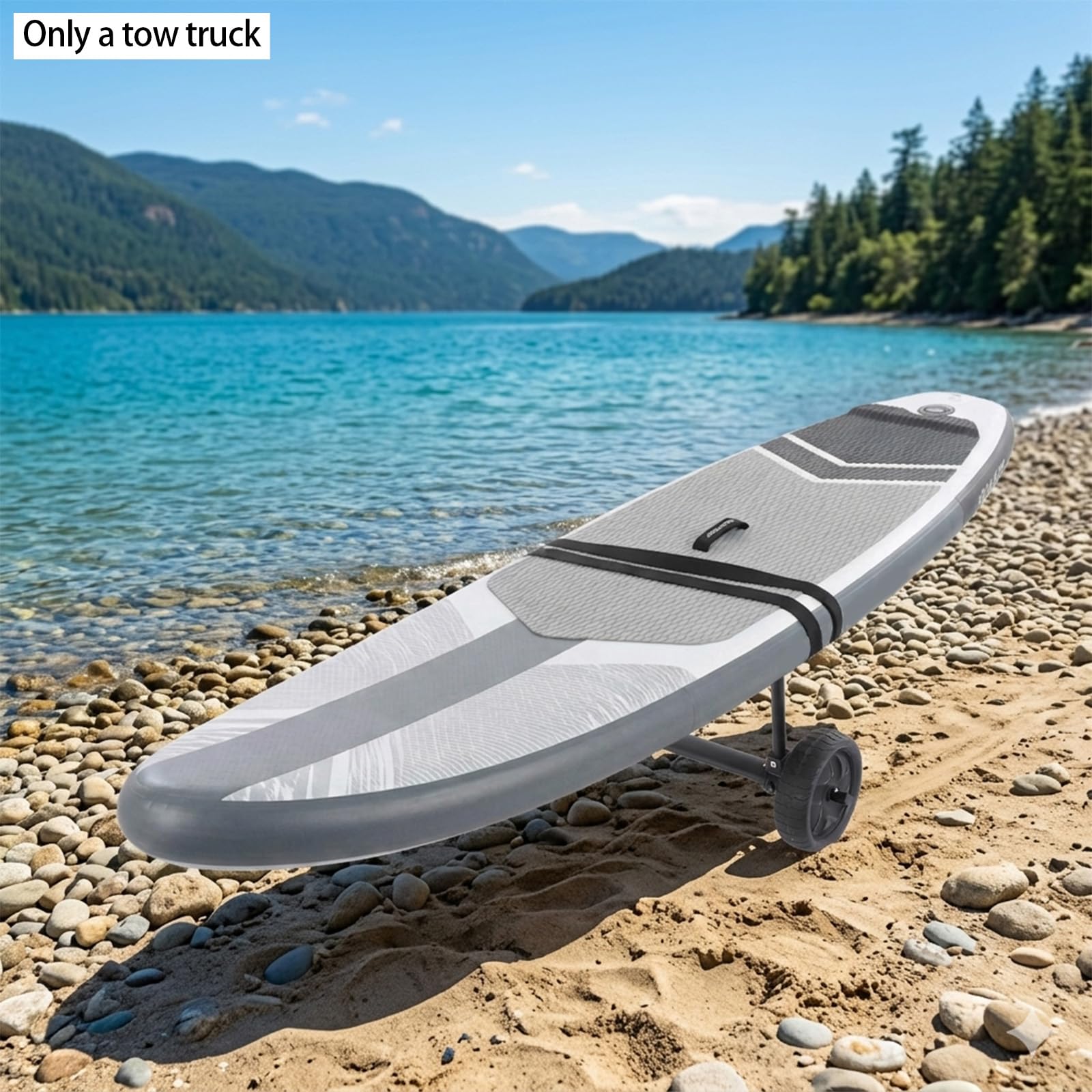 Carro Kayak ajustable, ruedas grandes antideslizantes, transporte canoas SUP