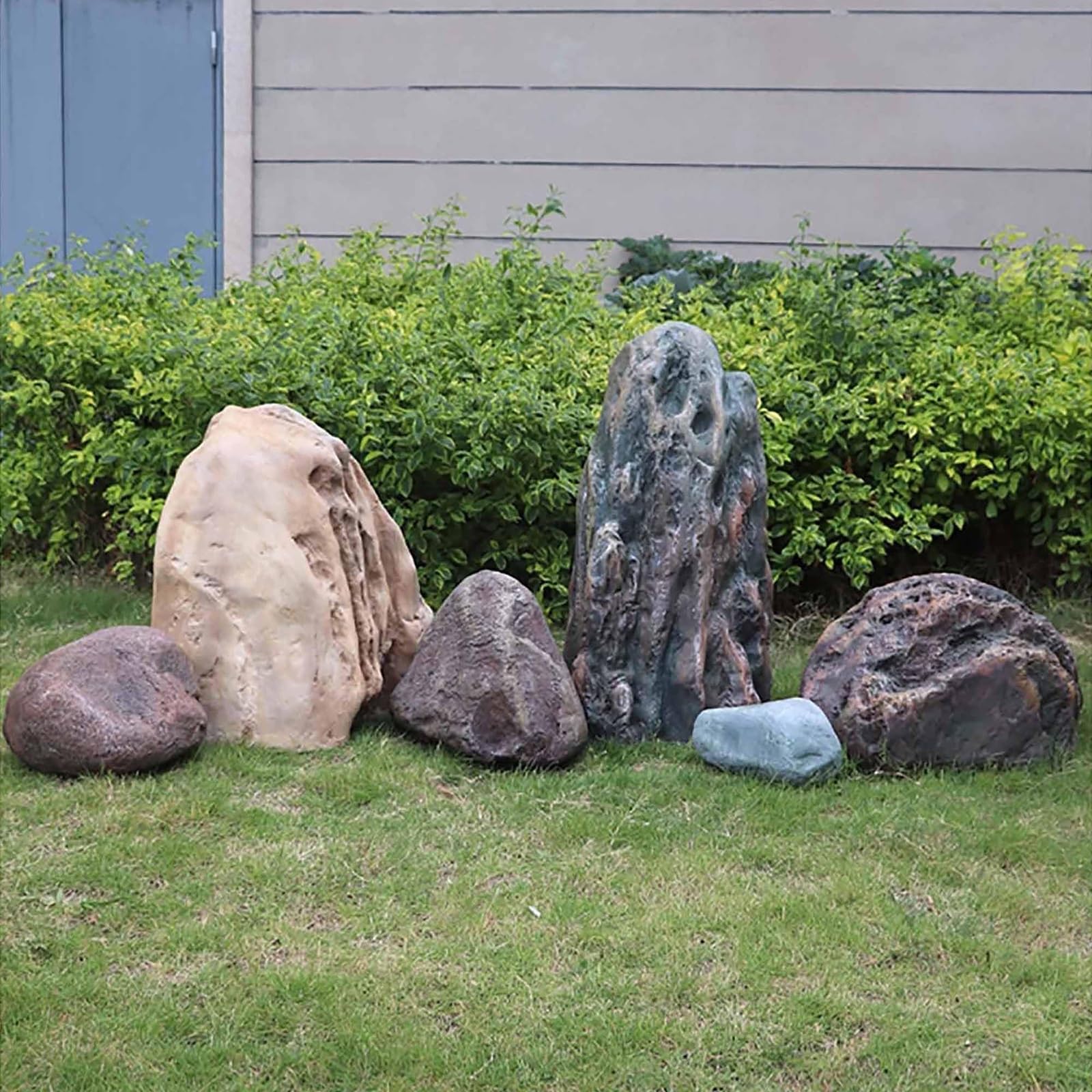Copertura impermeabile in fibra di vetro cava, ornamenti in pietra sintetica per decorazione acquario