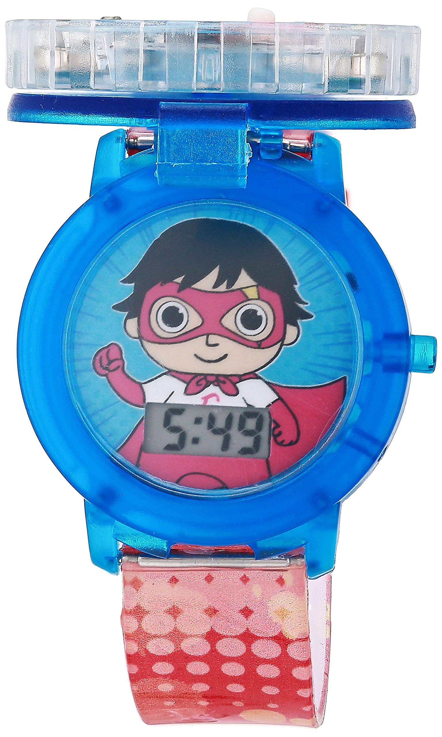 ACCUTIMEBoys' Quartz Watch with Plastic Strap, Multicolor, 15 (Model: RYW4000AZ), Blue, Quartz Watch