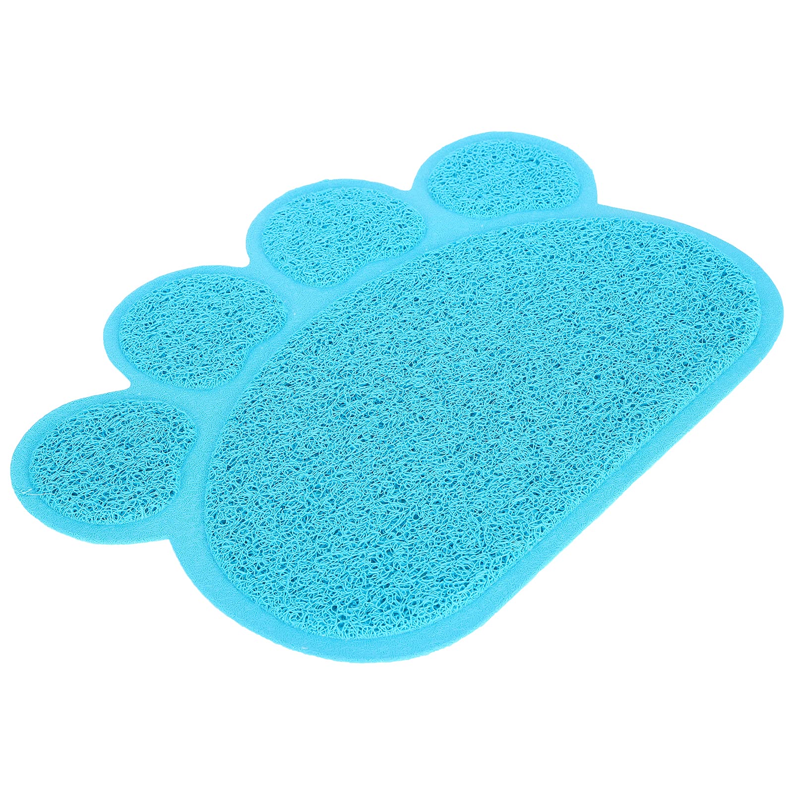 Gavigain Small Medium Pet Feeding Mat, Spill Proof, Non Slip, Raised Edges, Easy Clean, Shaped Design, for Dogs Cats (Claw Shape)