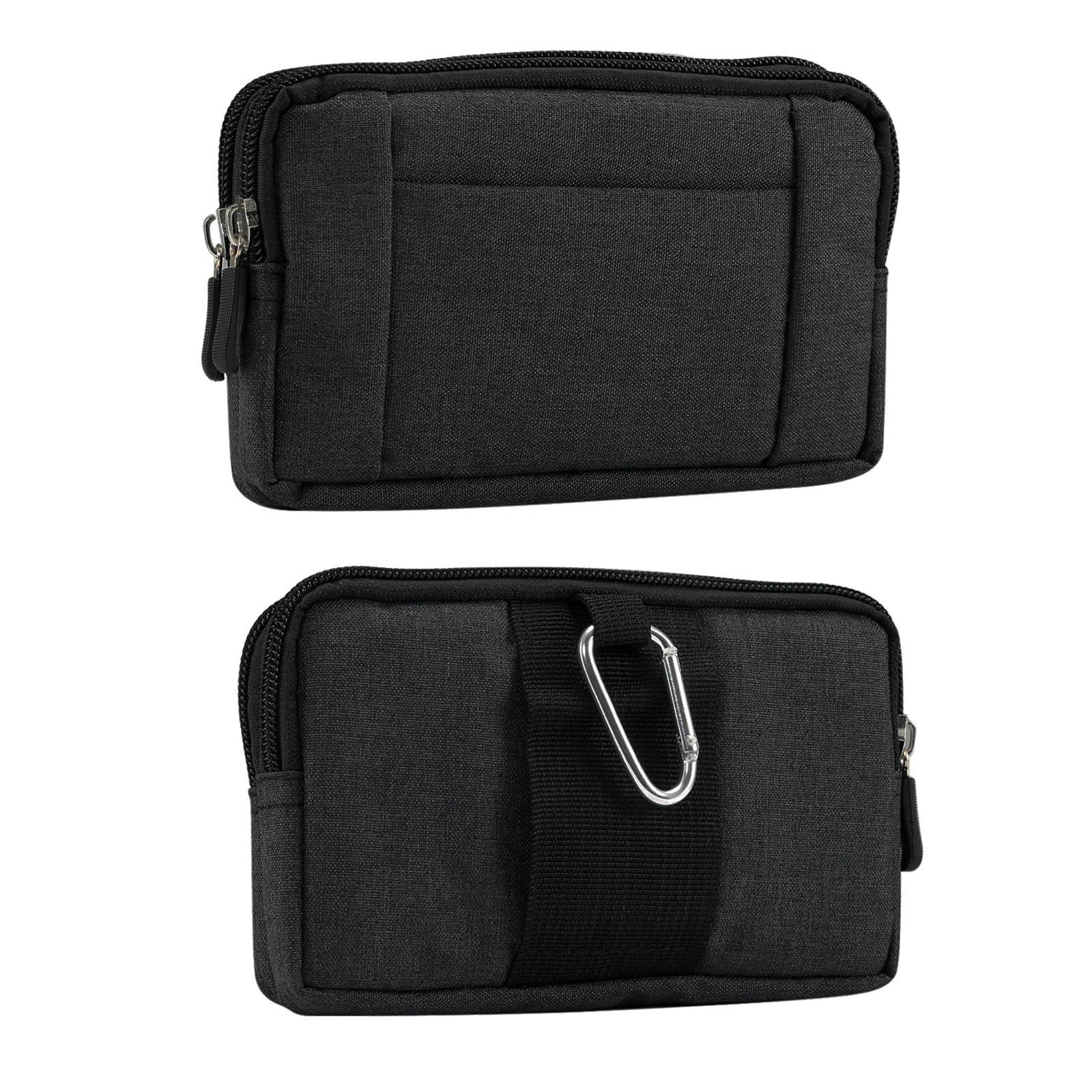 Sacchetto della Clip Verticale Custodia, Borsa da Uomo Marsupio per Cellulare, 7.2" Borsello Clip da Cintura Fondina da Uomo Caso Portafoglio Campeggio Custodia da Cintura Pochette con Passante Gancio