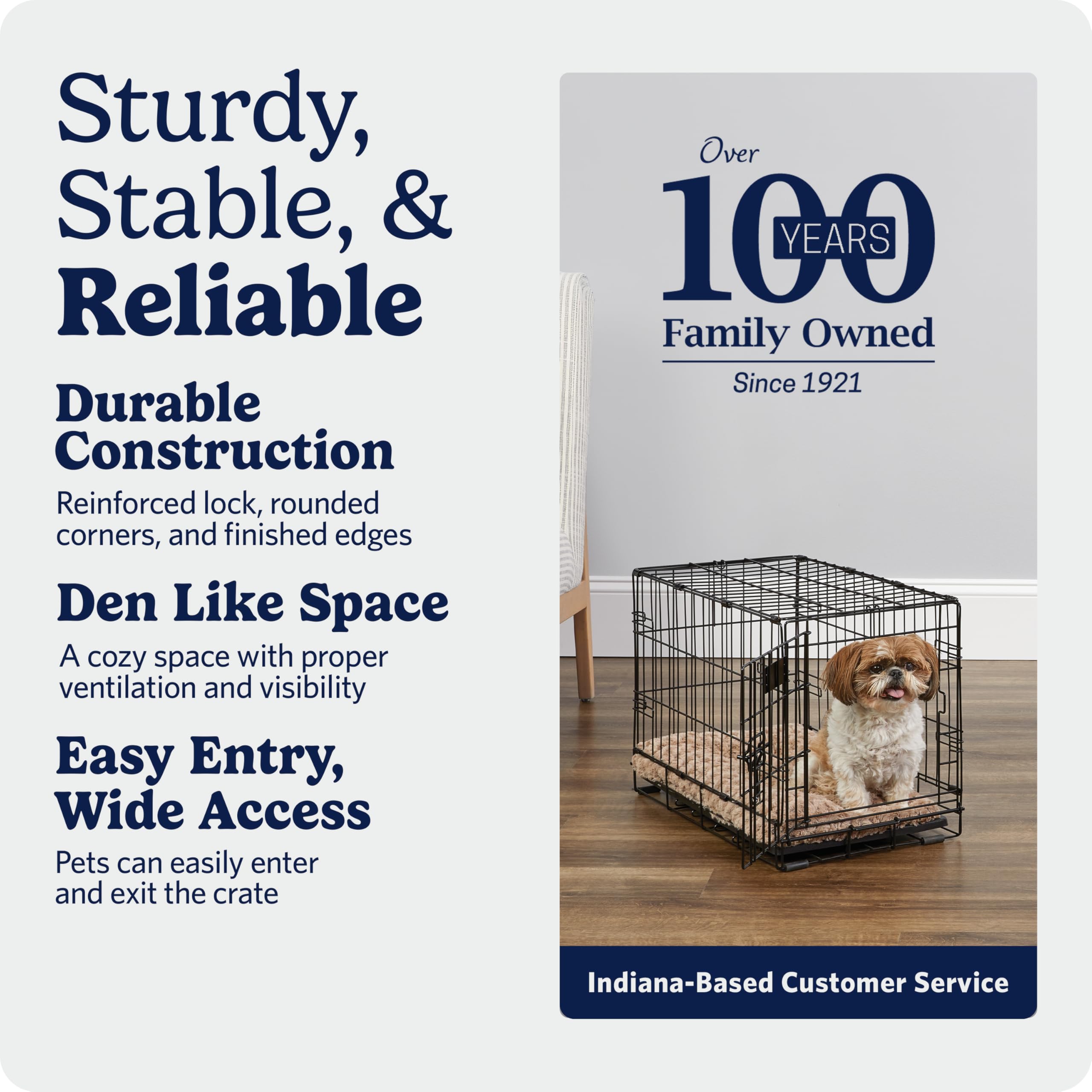 Amazon.com : MidWest Homes for Pets 22-Inch iCrate for Extra-Small