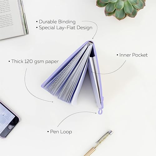 Miniatura 5 de Clever Fox Cuaderno con puntos, diario con páginas numeradas A5 5 x 8.25 pulgadas